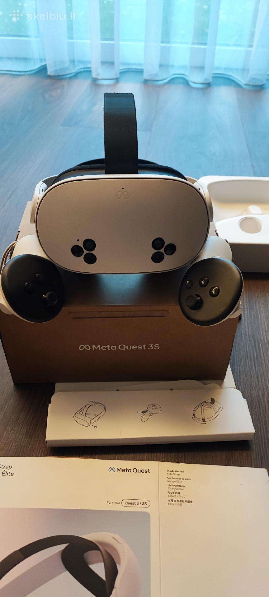 Meta Quest Oculus 3s 128gb + Elite headstrap
