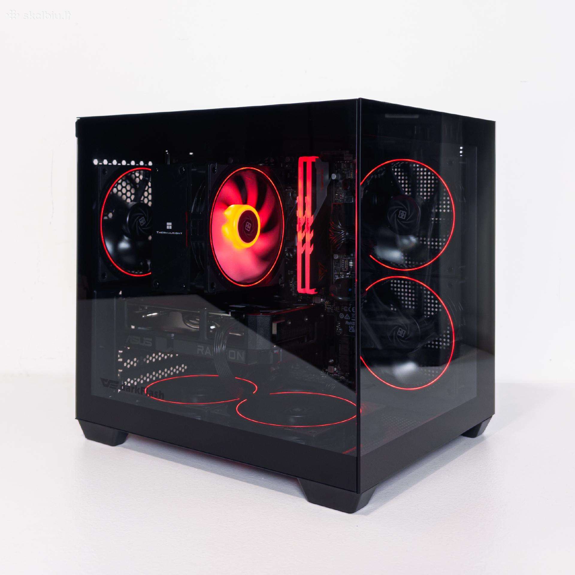 Žaidimų Pc Ryzen 5 7500f Rx 9060 XT 16gb 16gb Ddr5