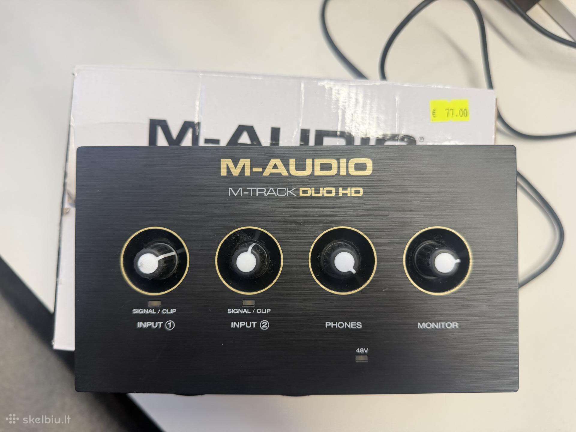 M-audio M-track Duo HD + free gitaros laikiklis