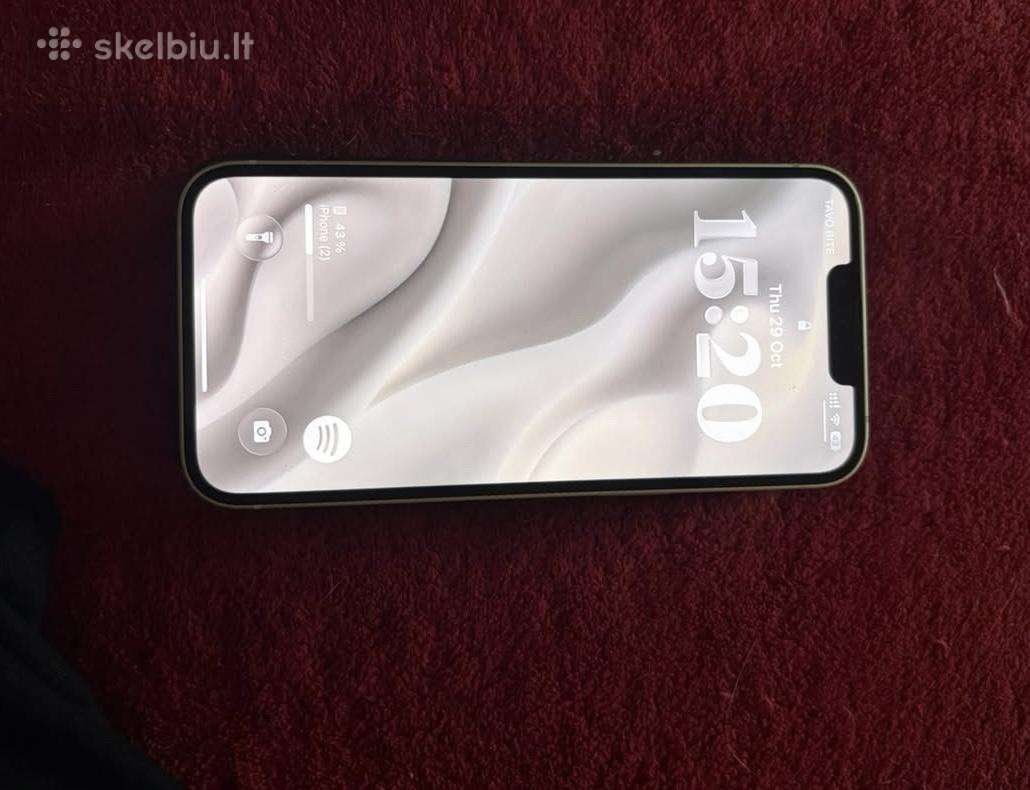 iPhone 14 128gb (Puikios būklės, Mažeikiai)