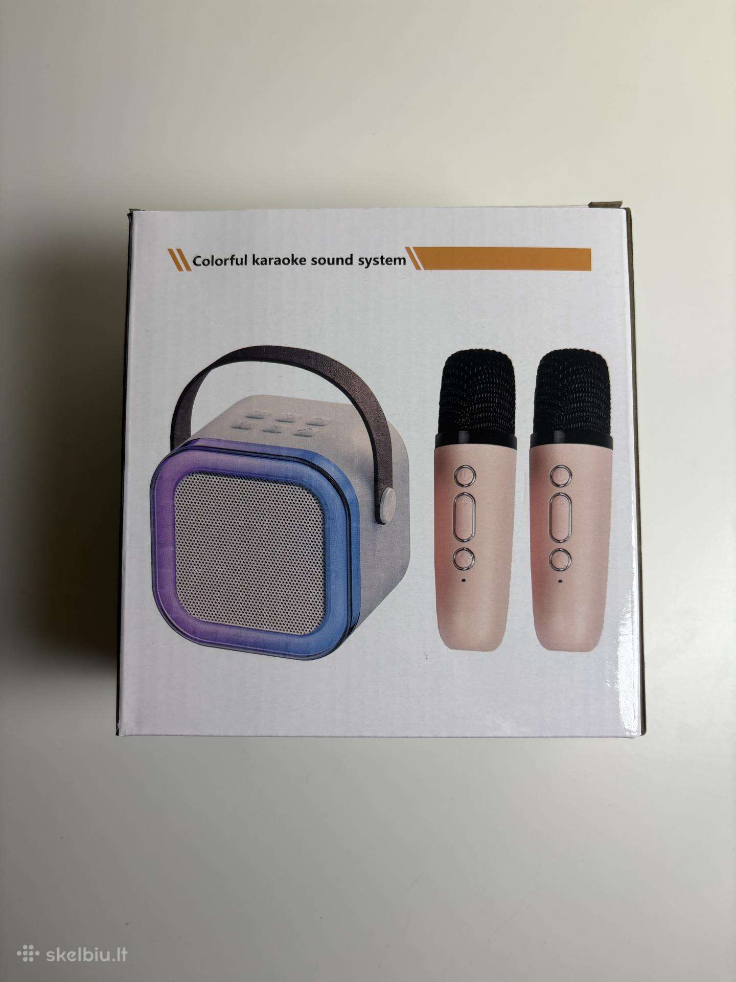 Belaidė Bluetooth karaoke kolonėlė +2 mikrofonai