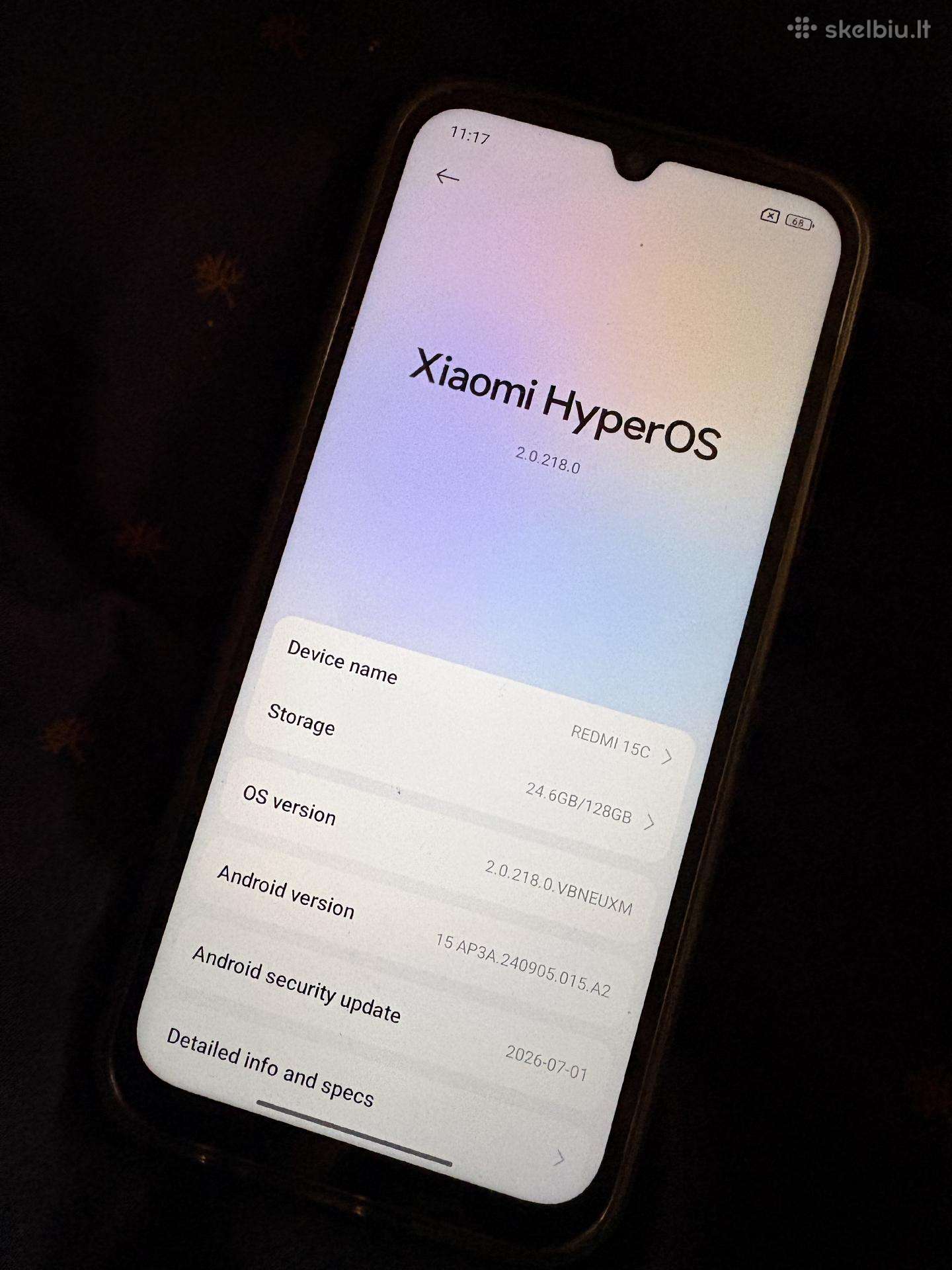 Parduodu Redmi 15c Naujas