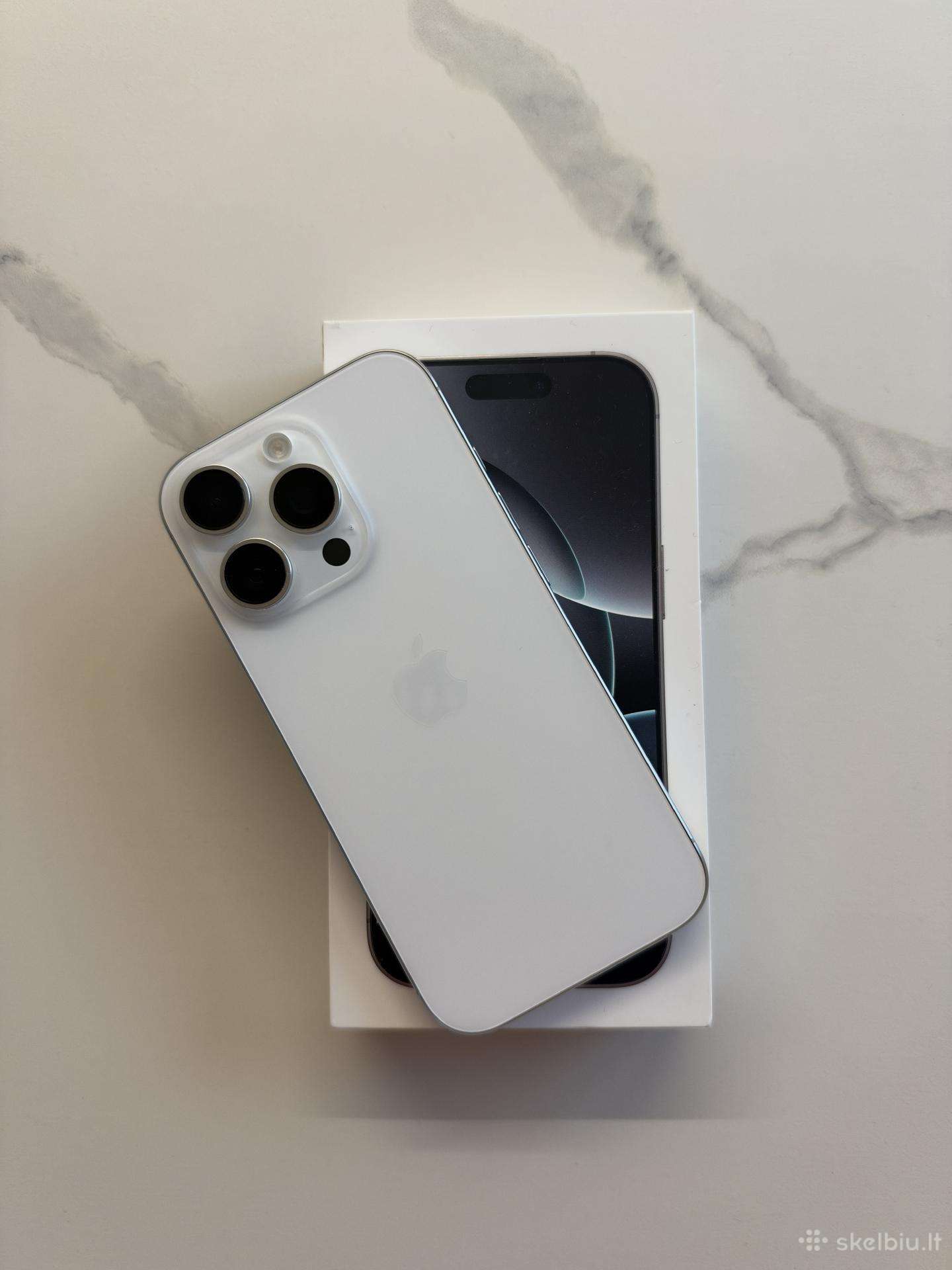 Idealios būklės iPhone 16 Pro 128 GB