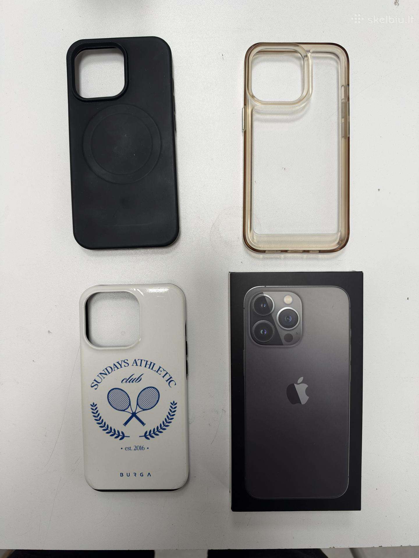 iPhone 13 pro 256gb juodas - 300eur