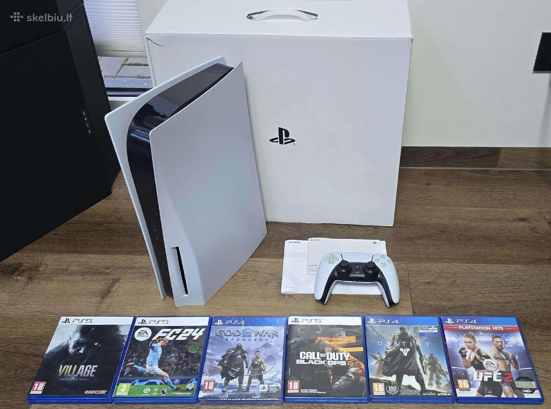 Playstation 5 disc versija su žaidimais