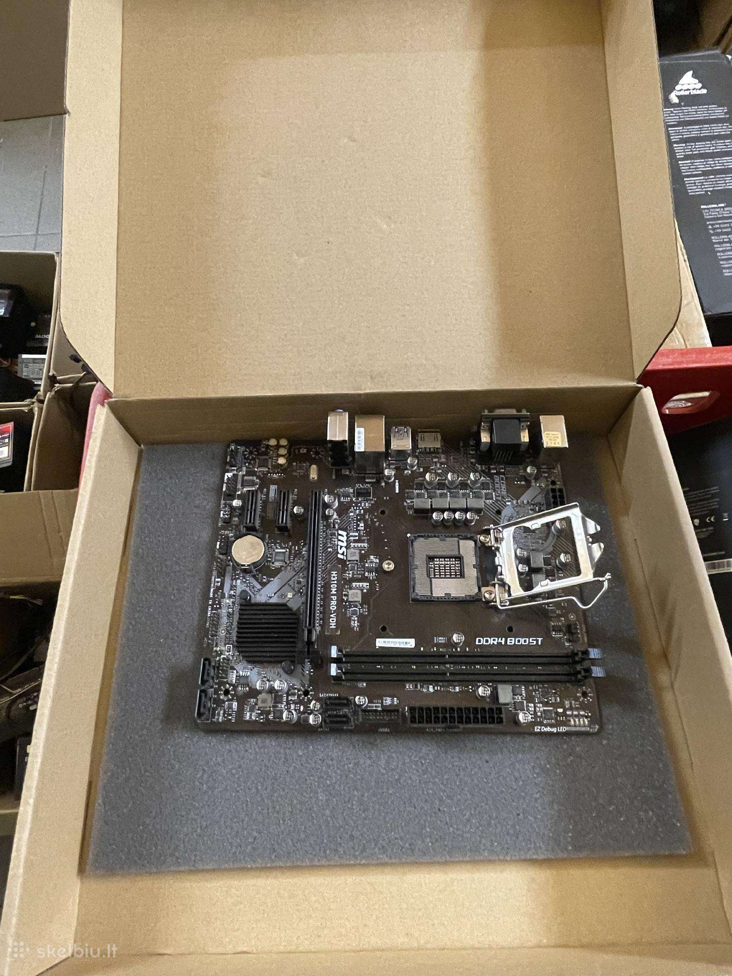 Msi H310m Hdv Lga 1151 Ddr4 Motinine Plokste