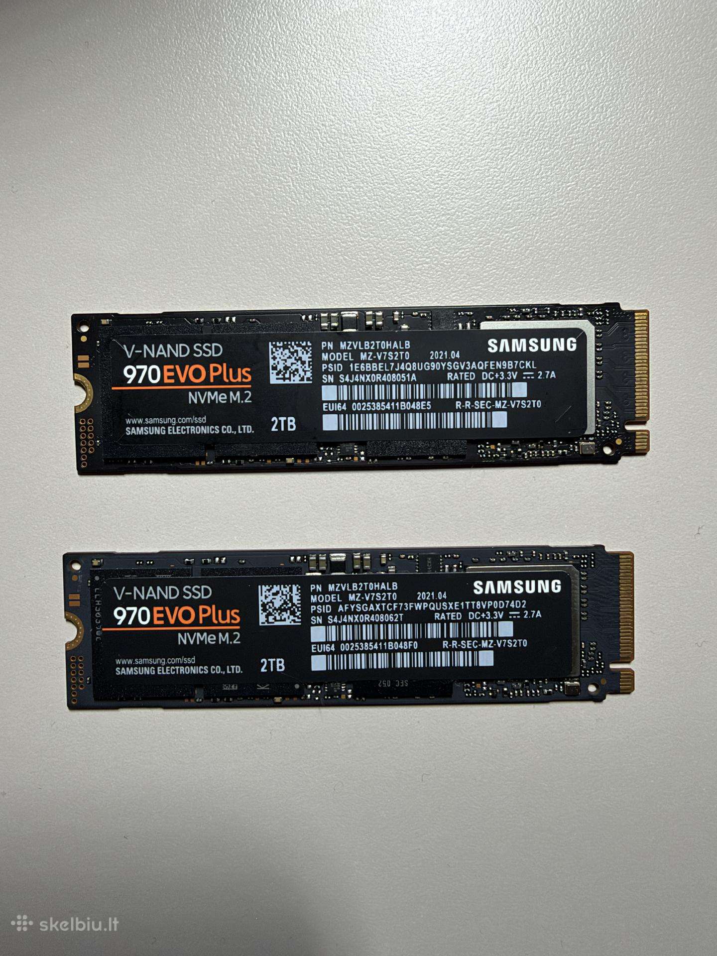 Samsung 970 EVO Plus 2tb Nvme M.2 SSD