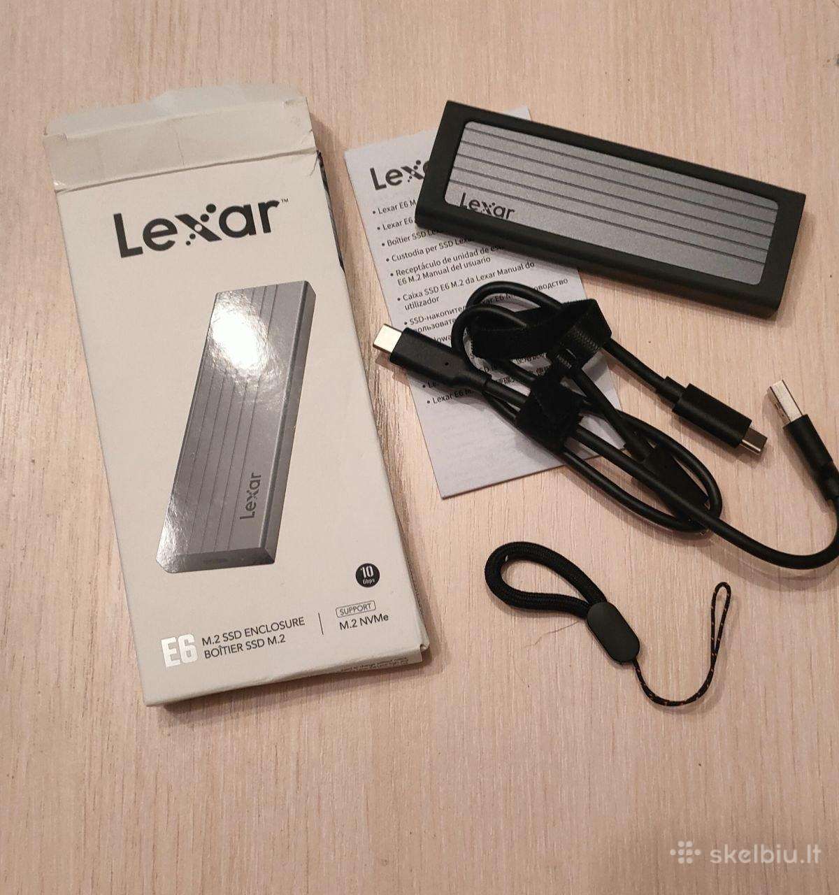 Lexar M.2 Nvme SSD dėklas 10gbps