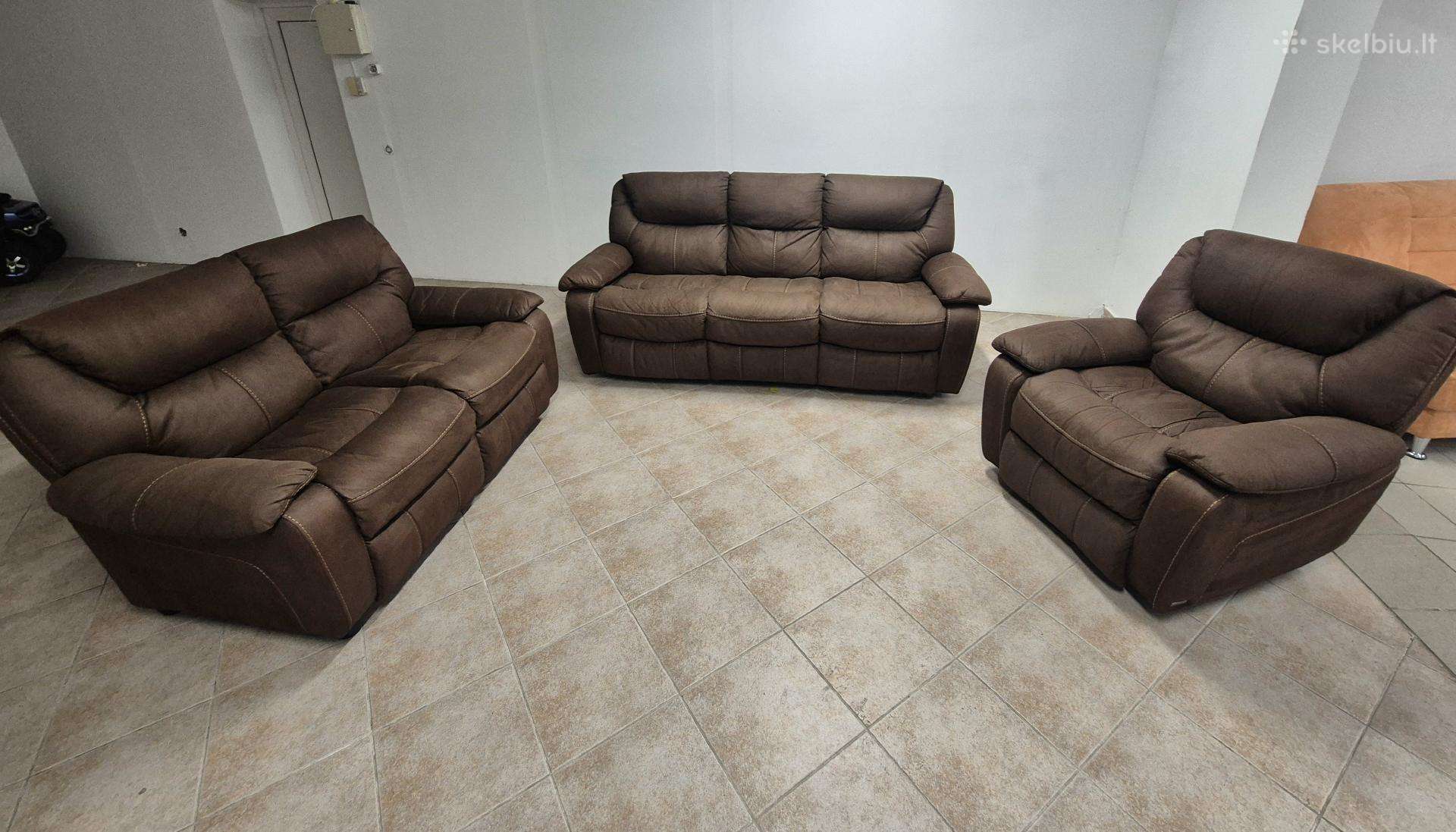 Bellona svetainės komplektas su relax funkcija