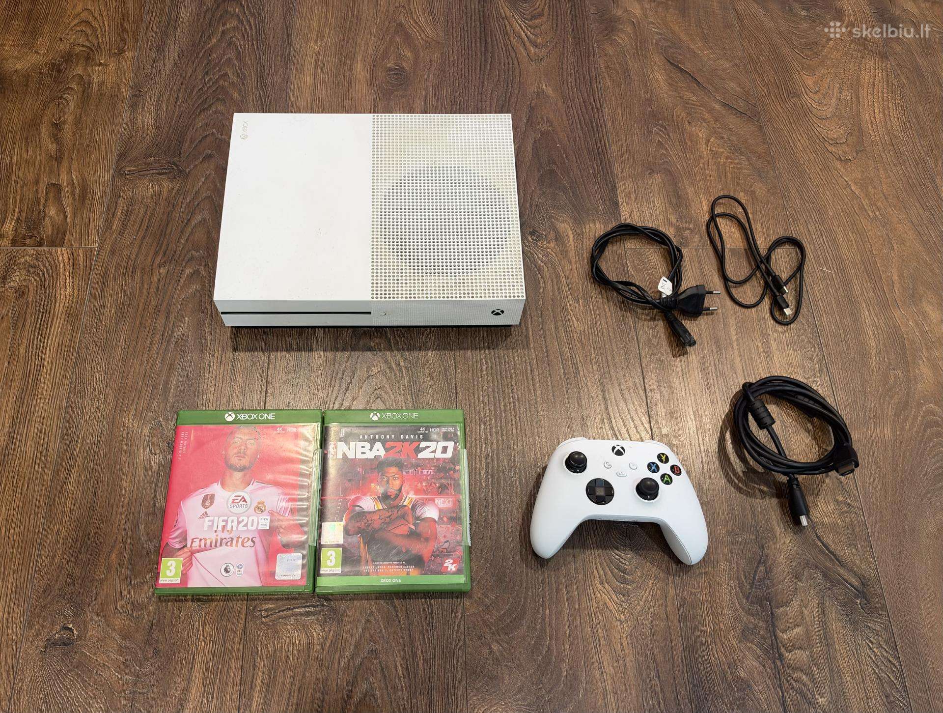 Xbox One S, White, 500gb/2 žaidimai