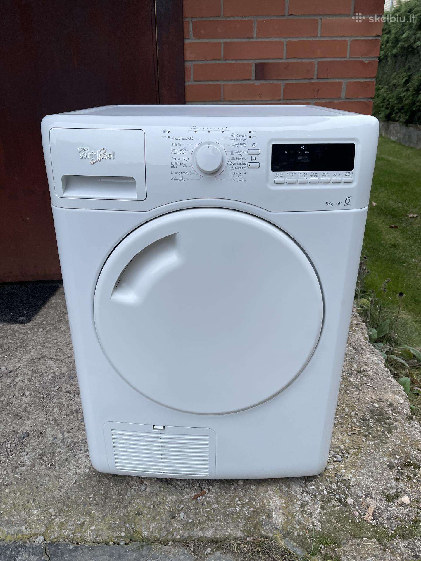 Džiovyklė Whirlpool 9kg