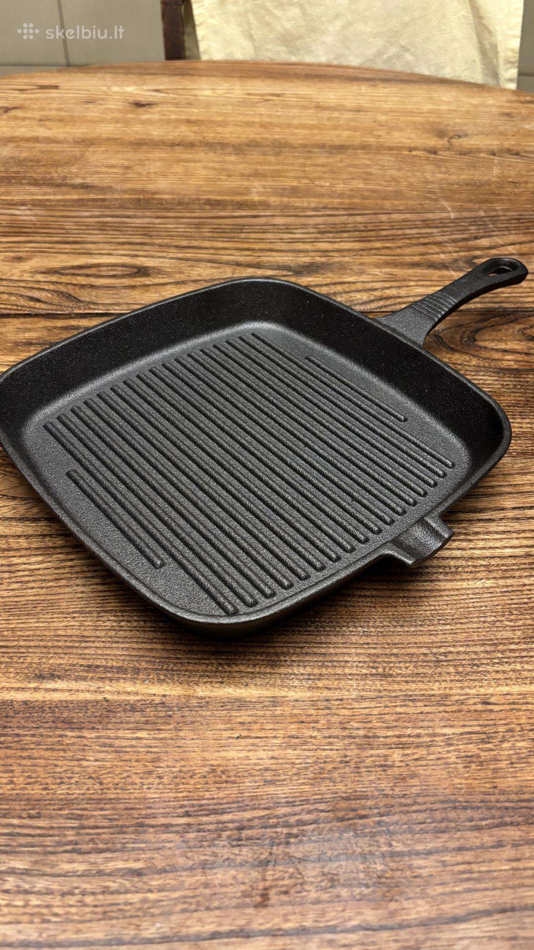 Zyle Cast Iron Grill Pan