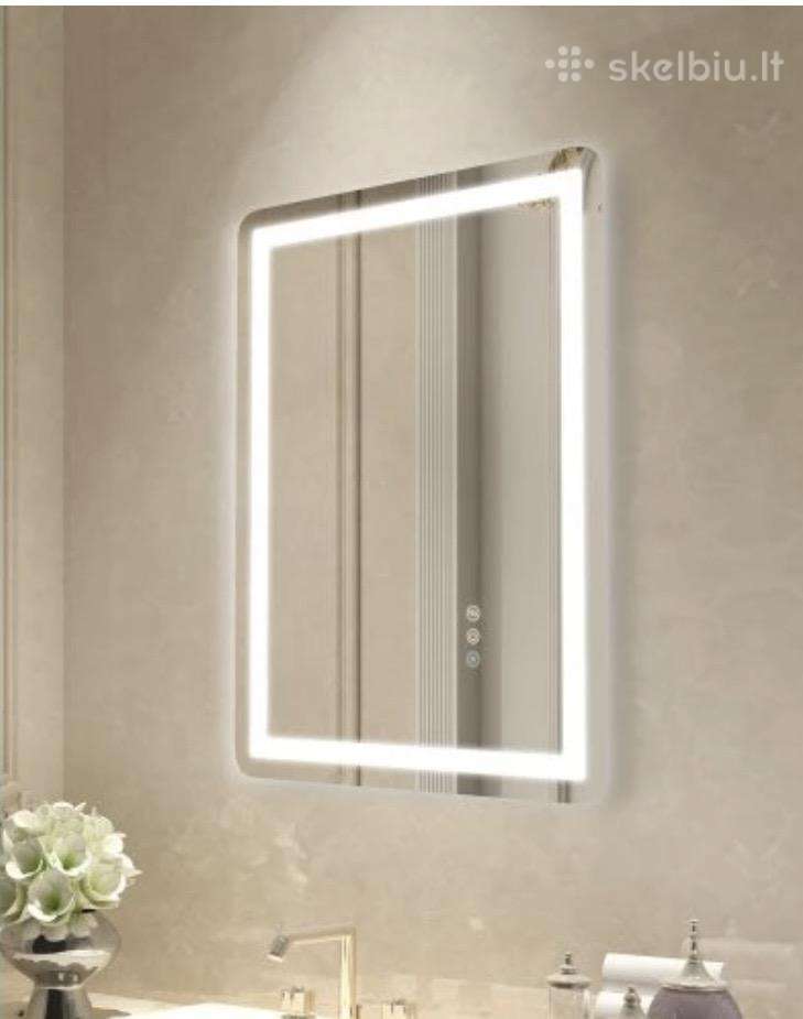 LED vonios veidrodis 80 60 cm