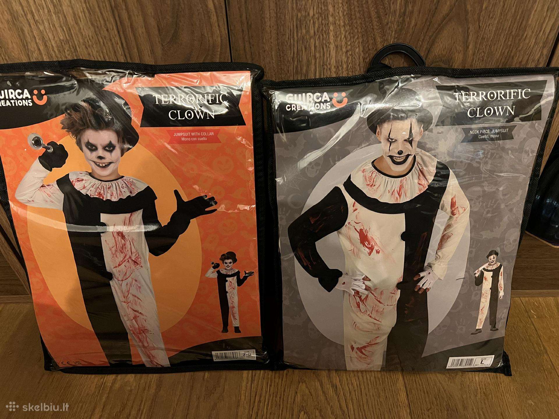 Halloween kostiumai Terrific clown