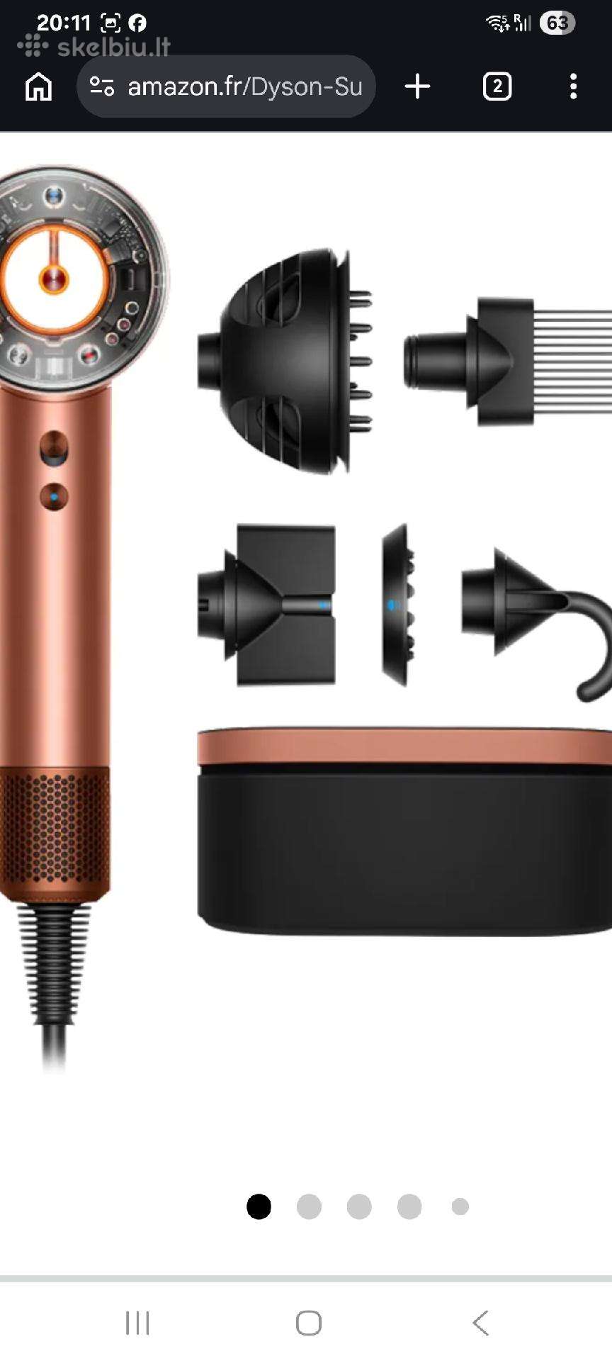 Parduodu Naują „Dyson Supersonic Hd07“ Su Dėže