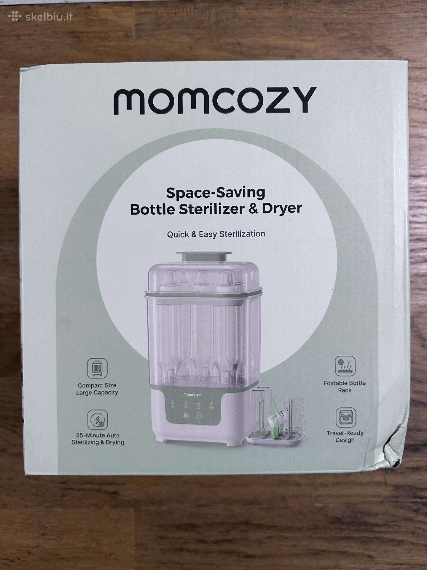 Momcozy buteliukų sterilizatorius ir džiovintuvas