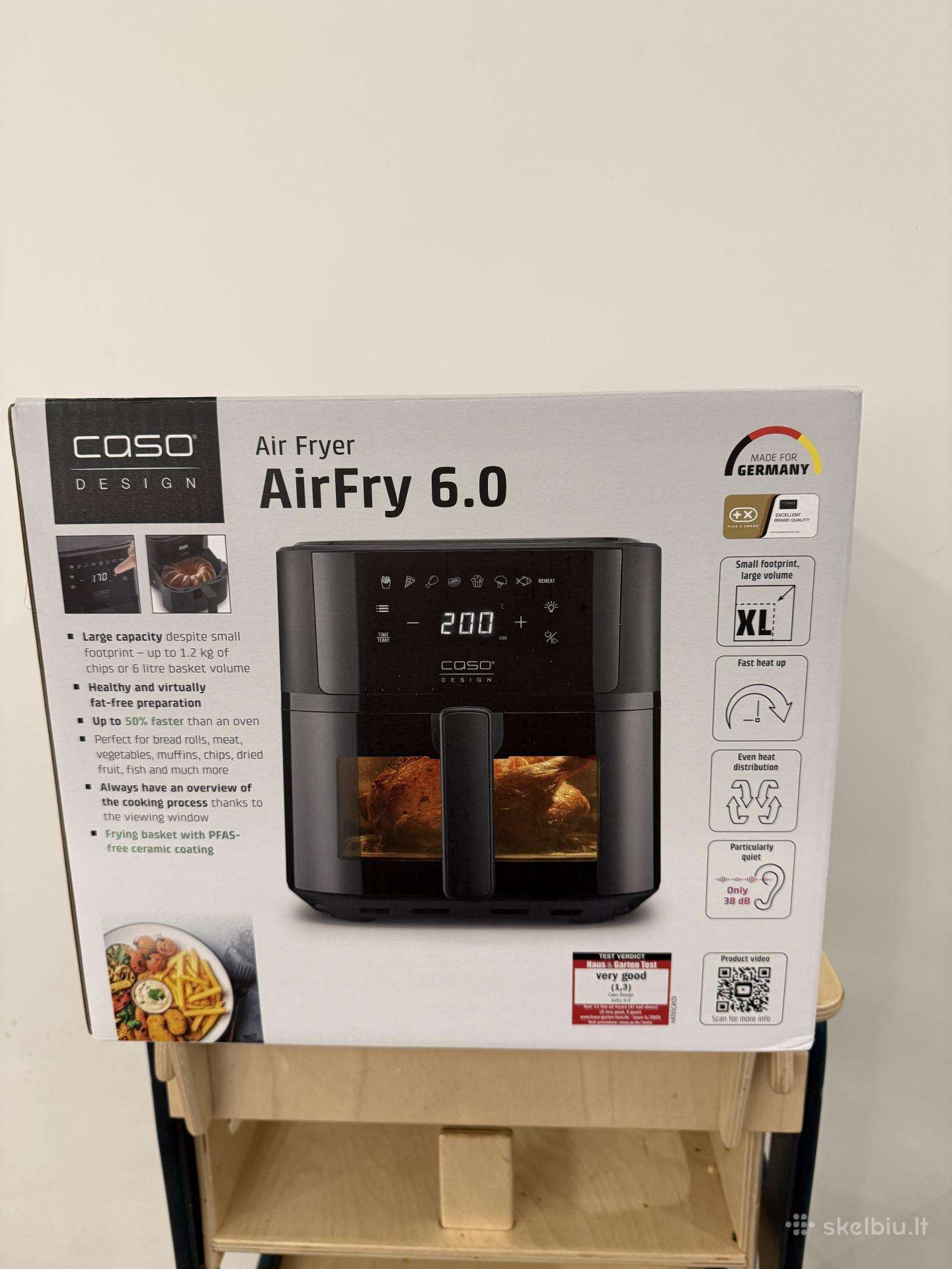 Caso Airfry 6.0 karsto oro grizdintuve
