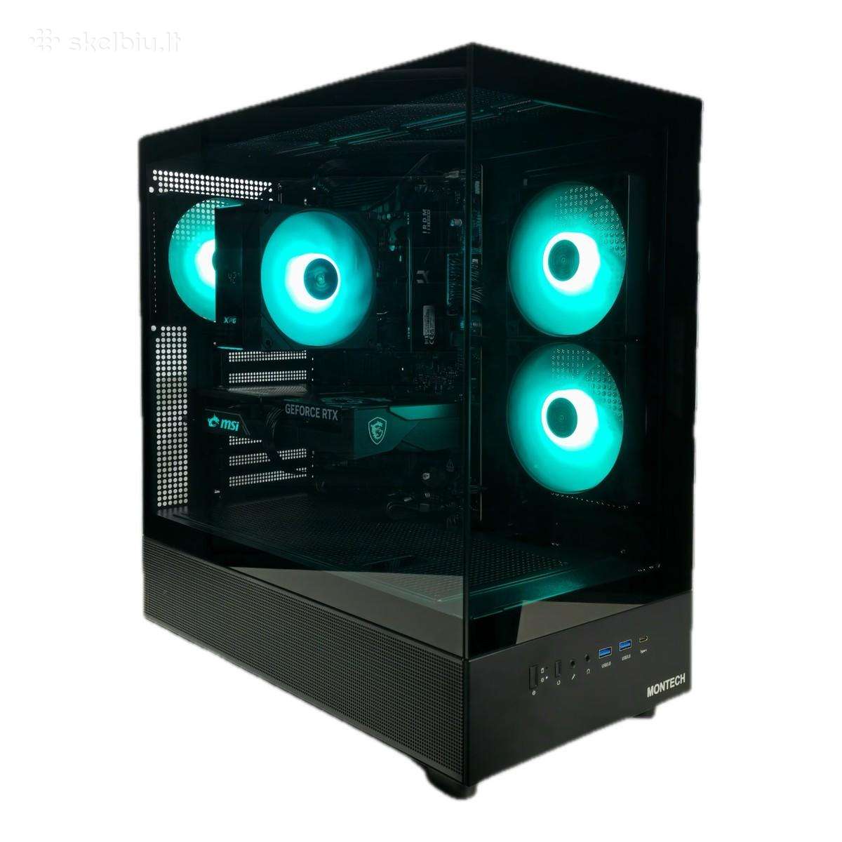 Kompiuteris 7800x3d + Rtx 5060 8gb, 1tb SSD