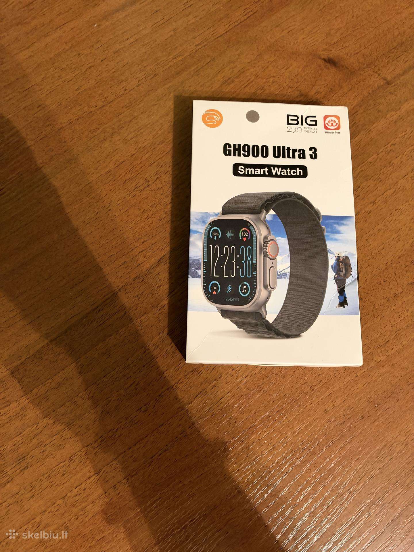Išmanusis laikrodis Gh900 Ultra 3 (Hiwear Plus)