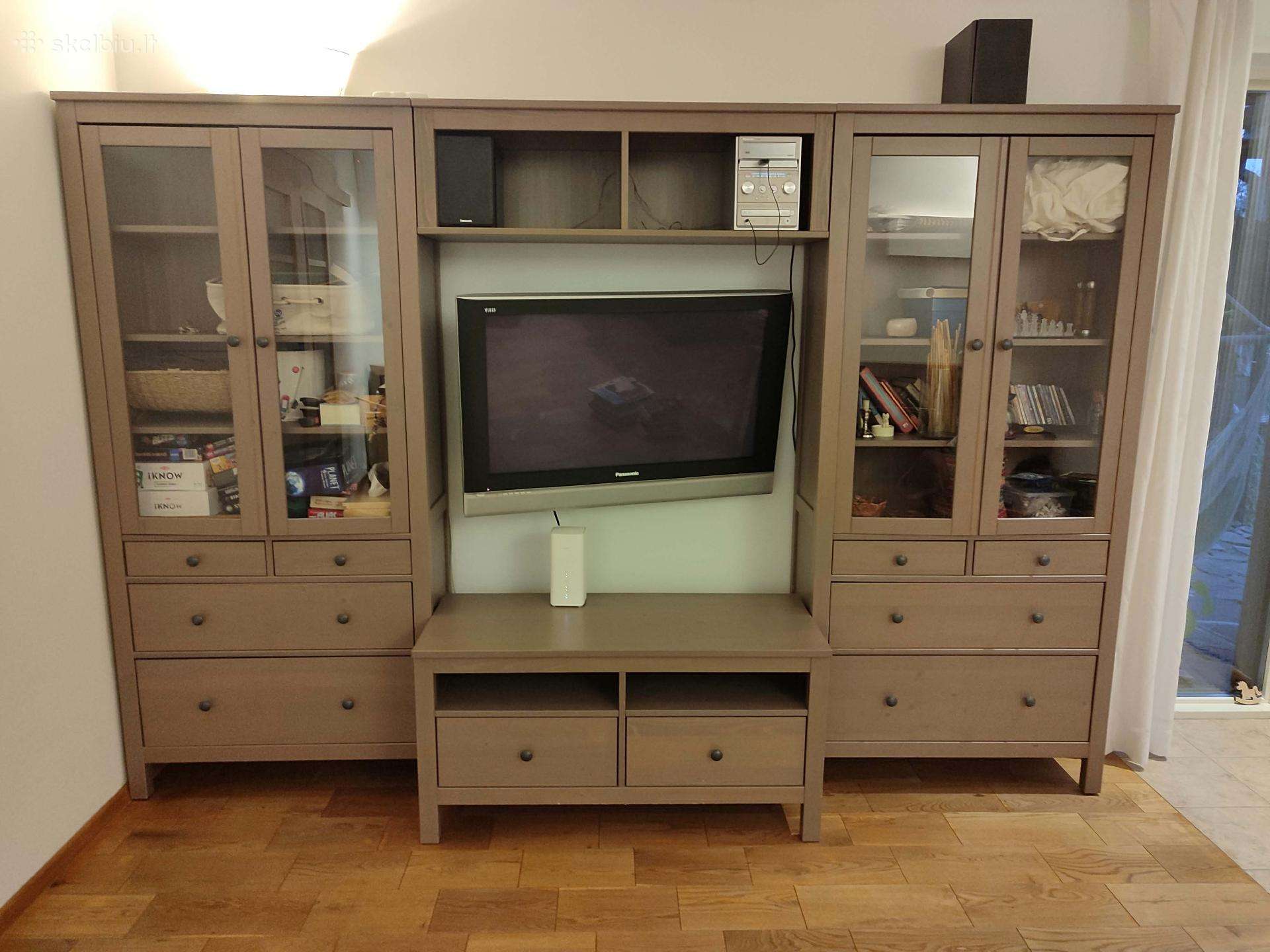 Ikea Hemnes svetainės baldų komplektas iš medžio