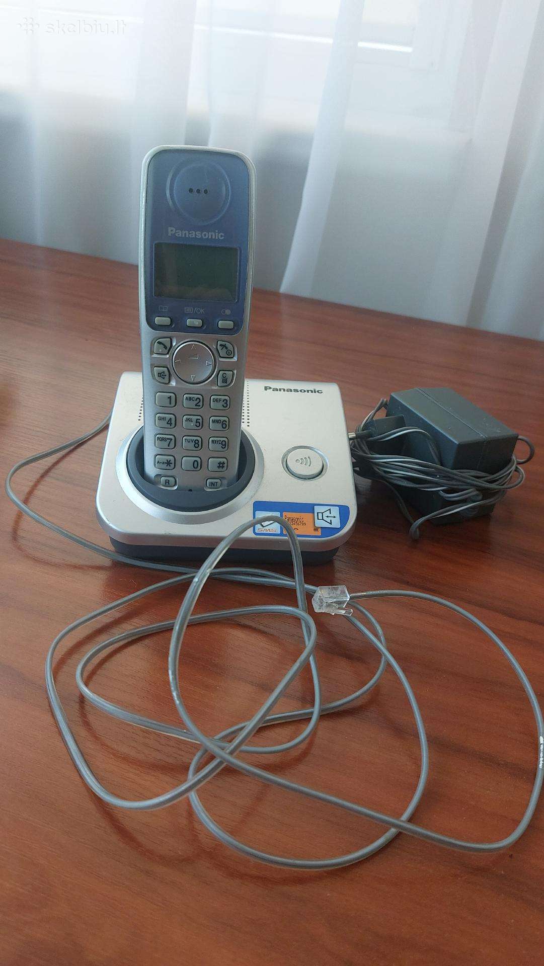 Stacionarus Panasonic telefonas