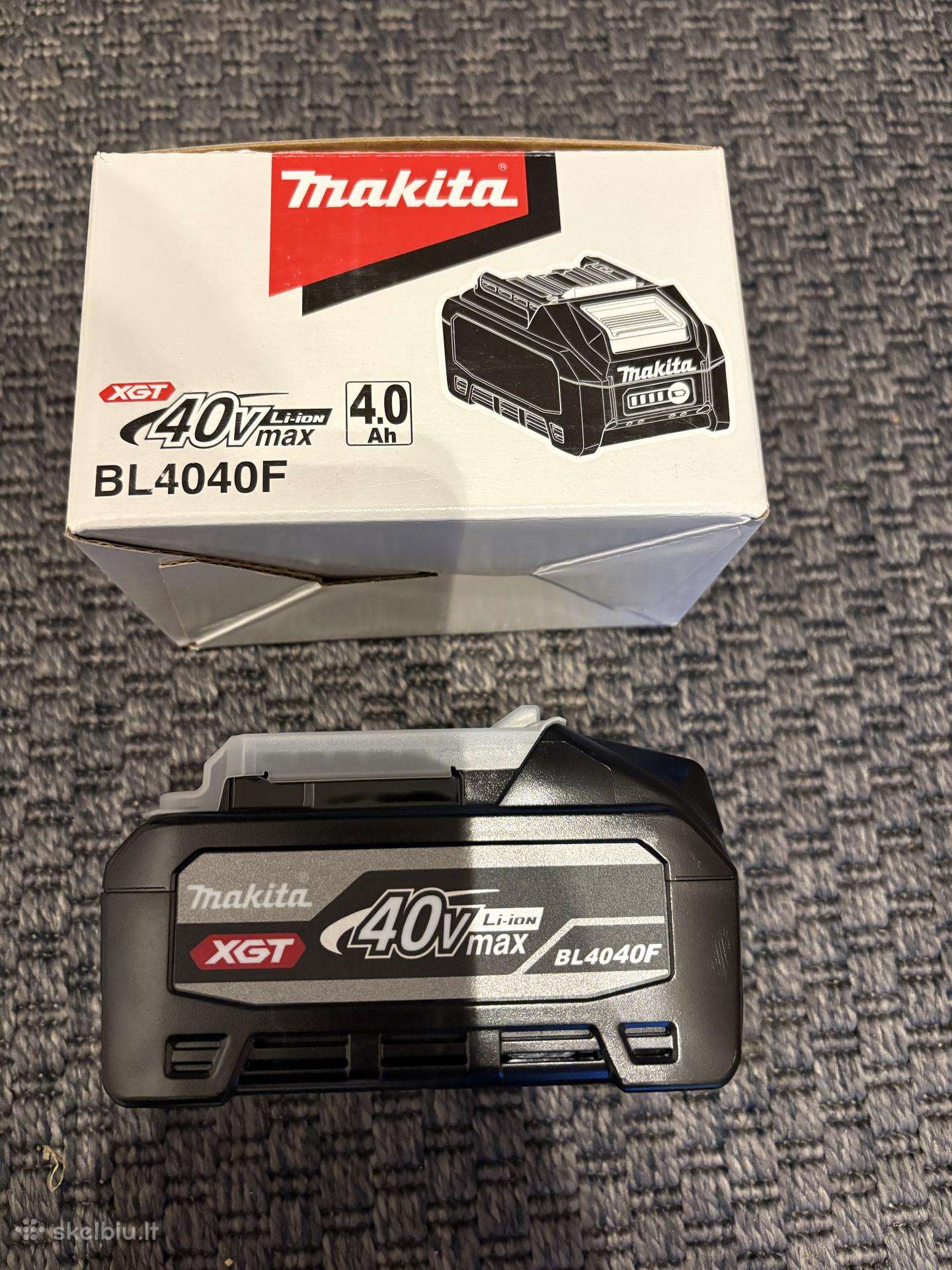 Makita xgt 40v 4ah akumuliatoriai Bl4040f