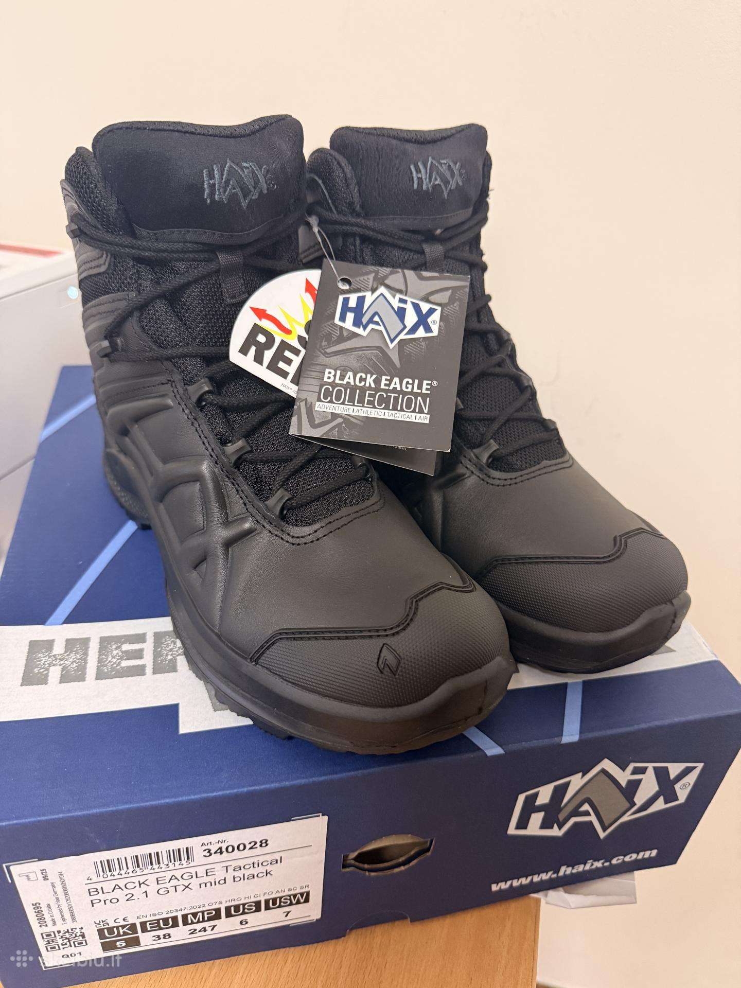 Haix taktiniai batai 38 d.
