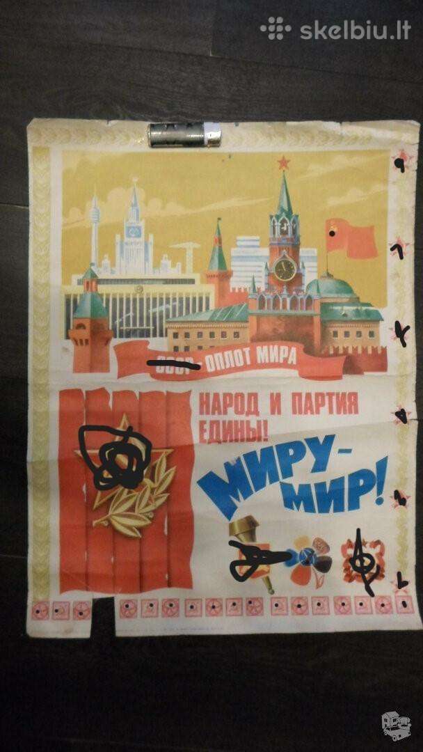 Propoganda 3 plakatai