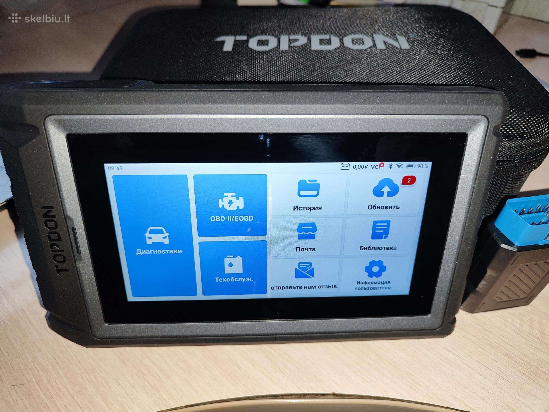 Topdon Artidiag 800 Bt 2 Automobilių diagnostika
