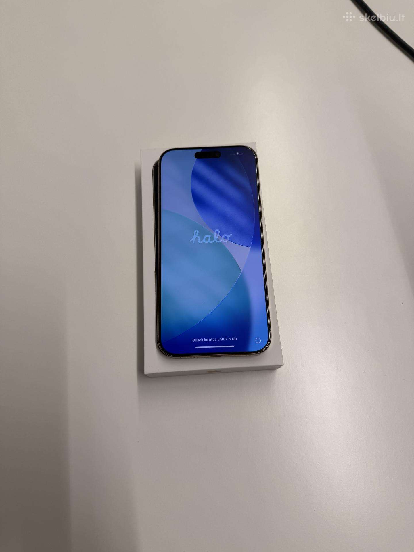 Geros būklės 16 Pro max 256 GB desert titanium