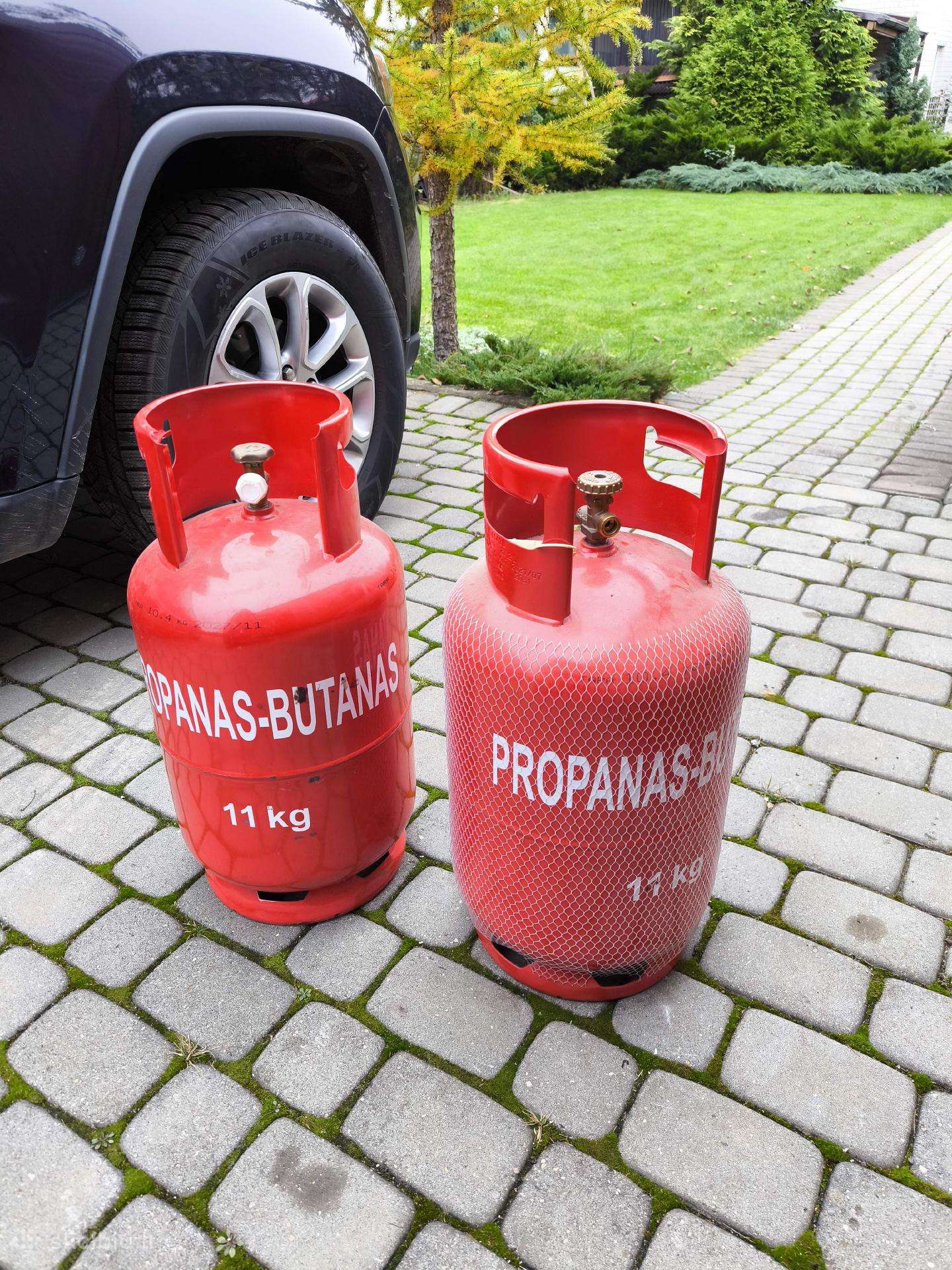 Dujų balionas 11kg 27ltr
