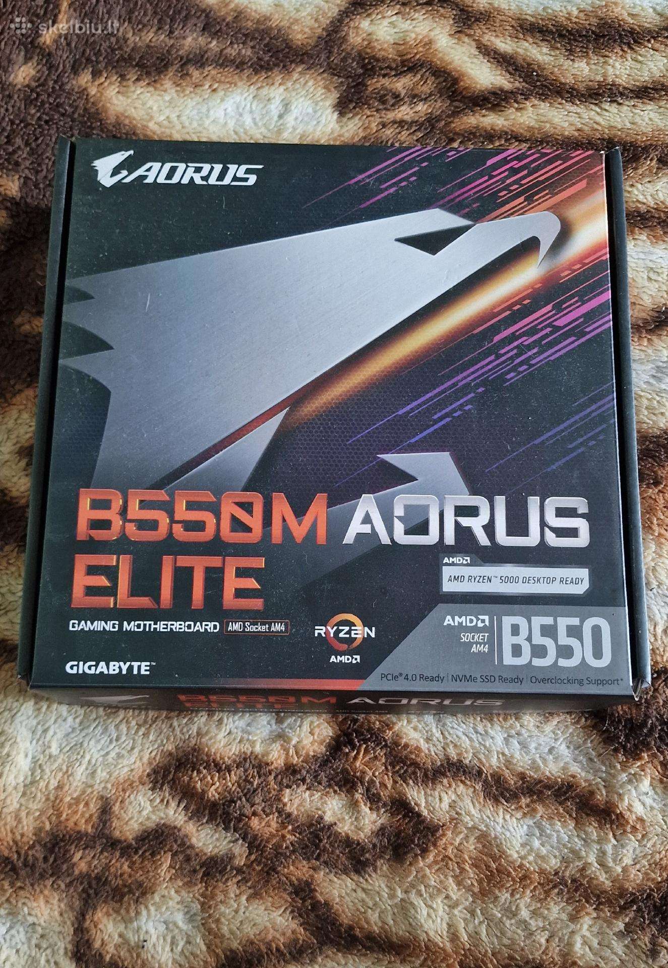 B550m aorus elite gaming motherboard
