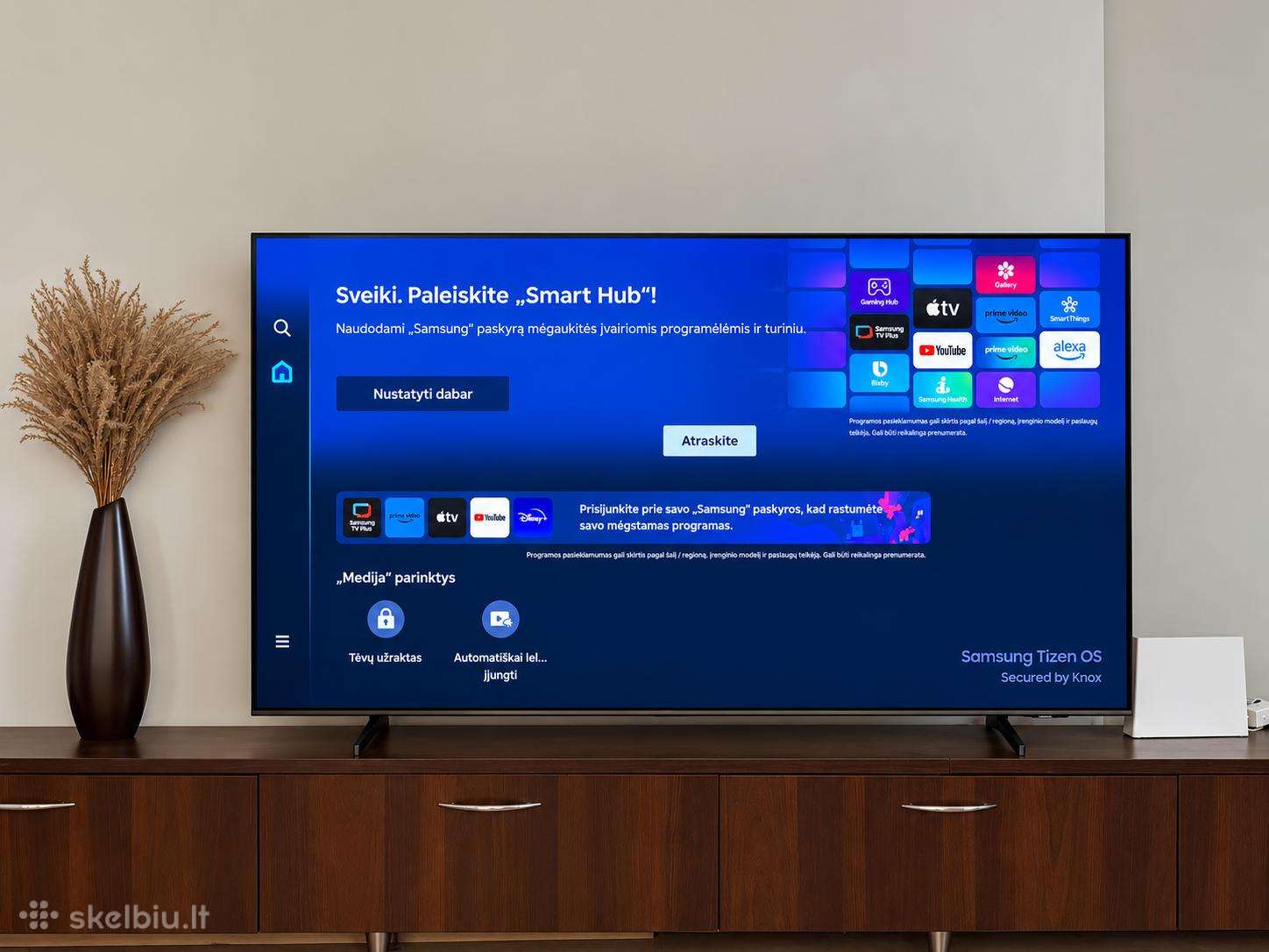 165cm įstrižainės 4k Samsung televizorius Ue65bu80