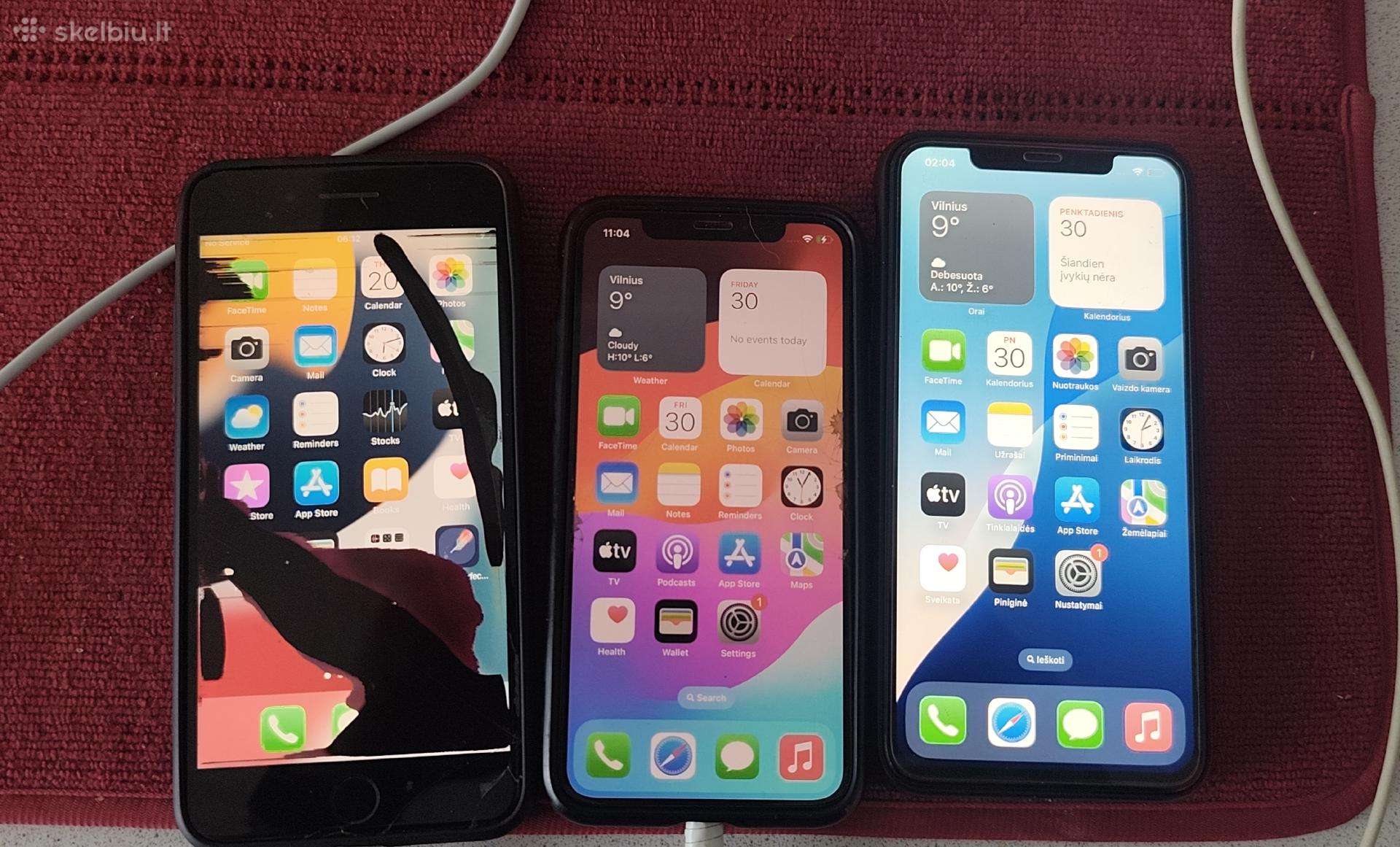 iPhone XS Max, XS, 7 Plus