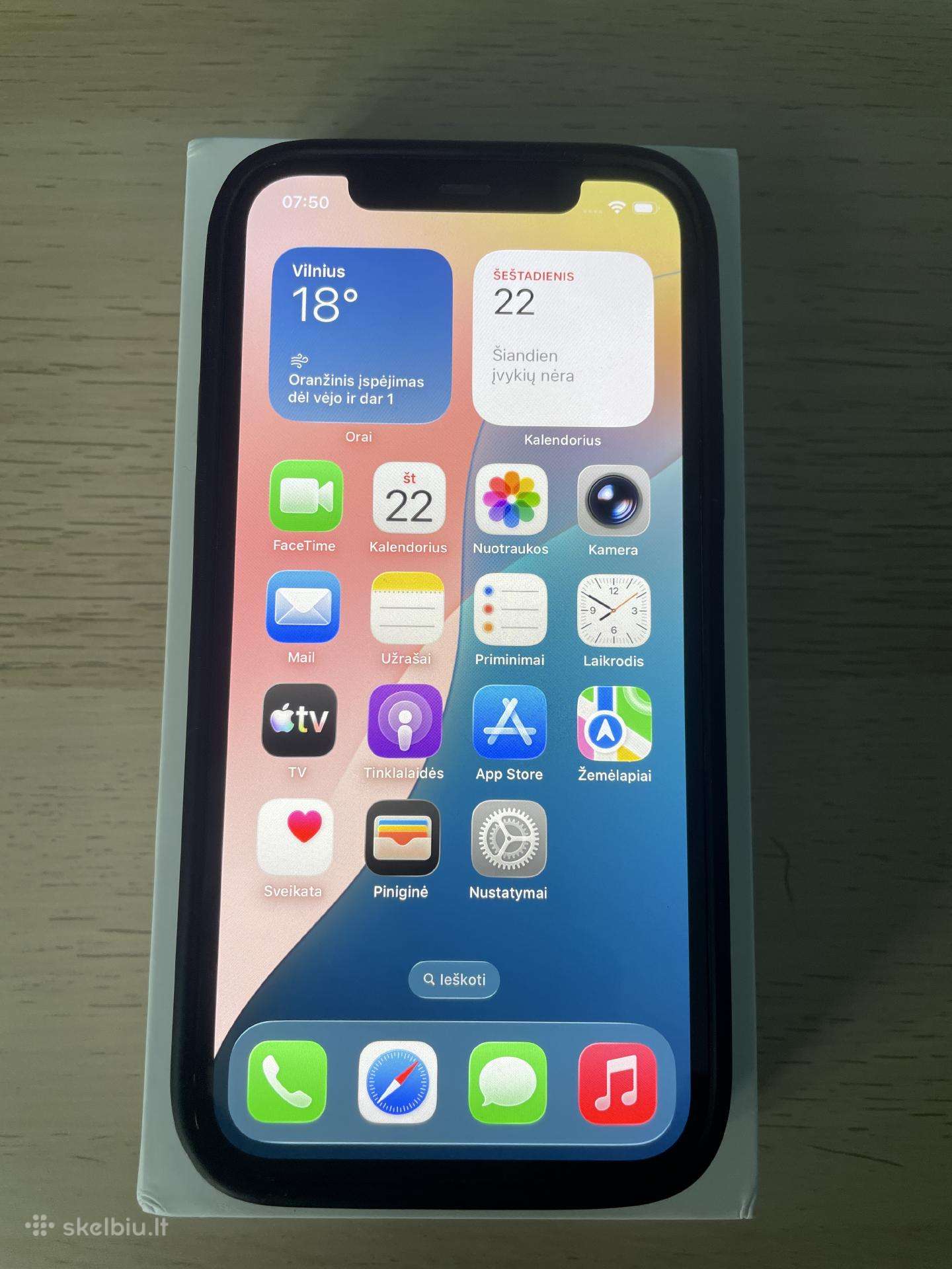 iPhone 12 128gb viskas originalu apple