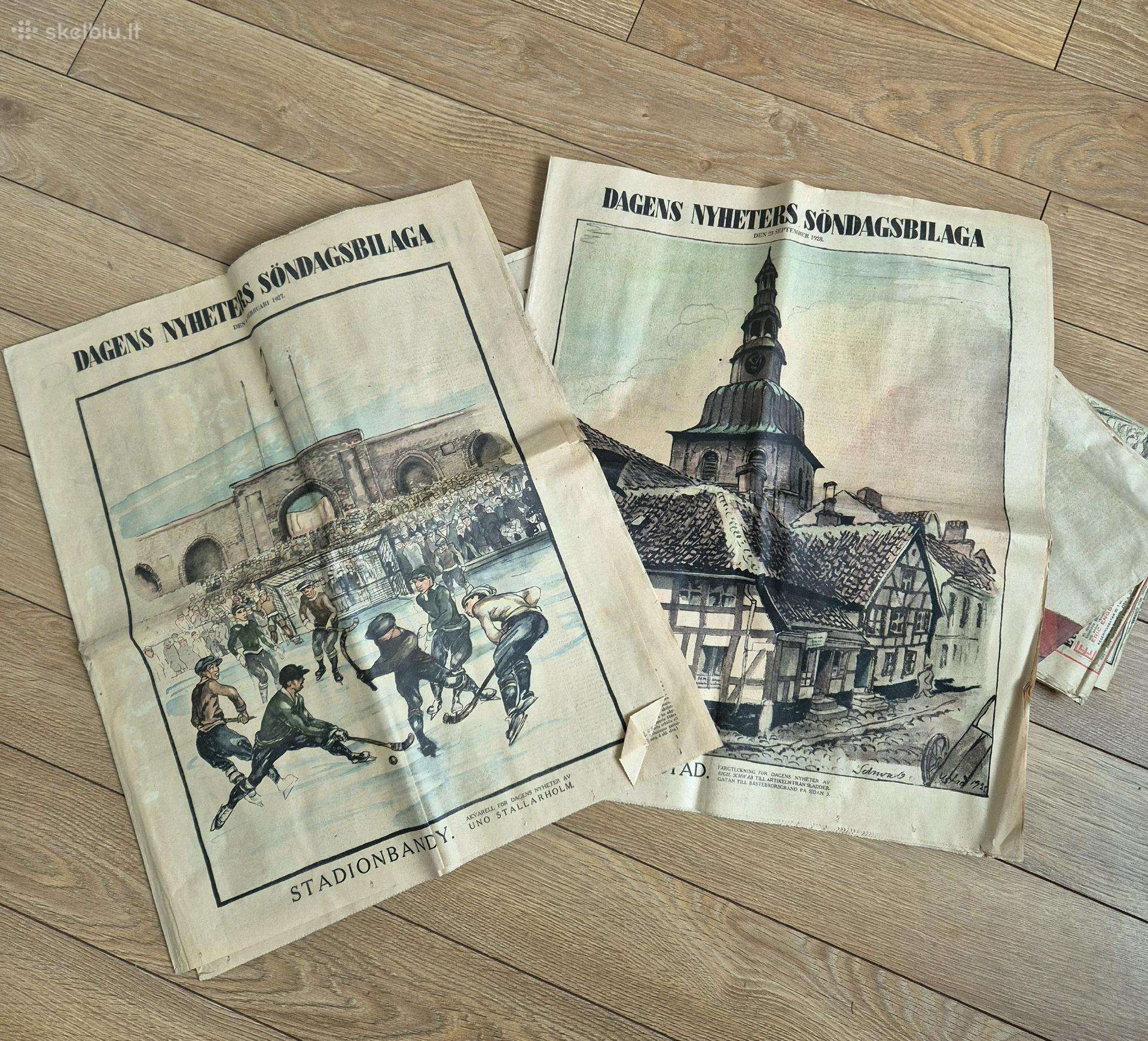 Senoviniai Švedijos laikraščiai (1926–1928 m.)