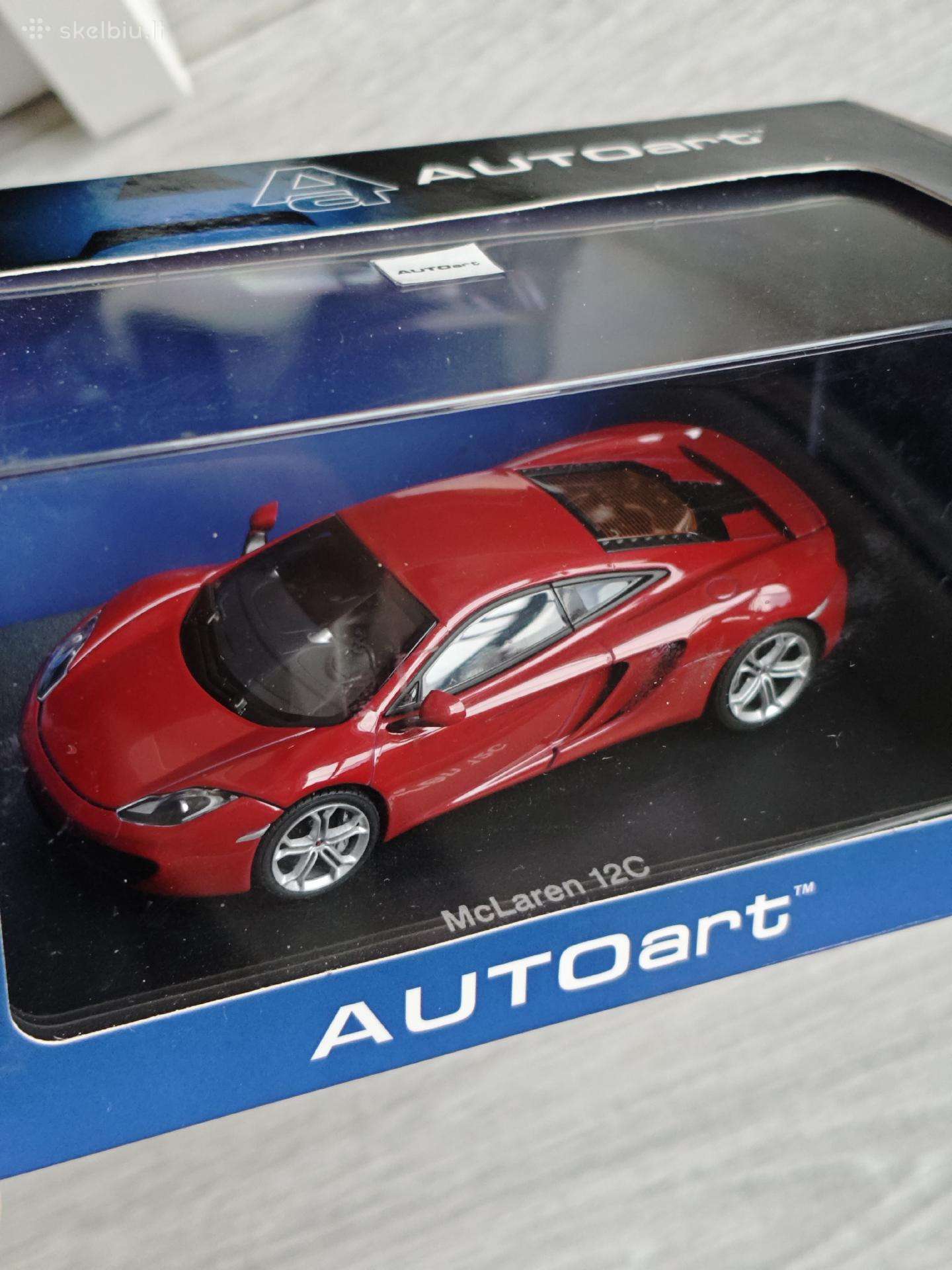 Mclaren 12c Autoart 1:43 modeliukas