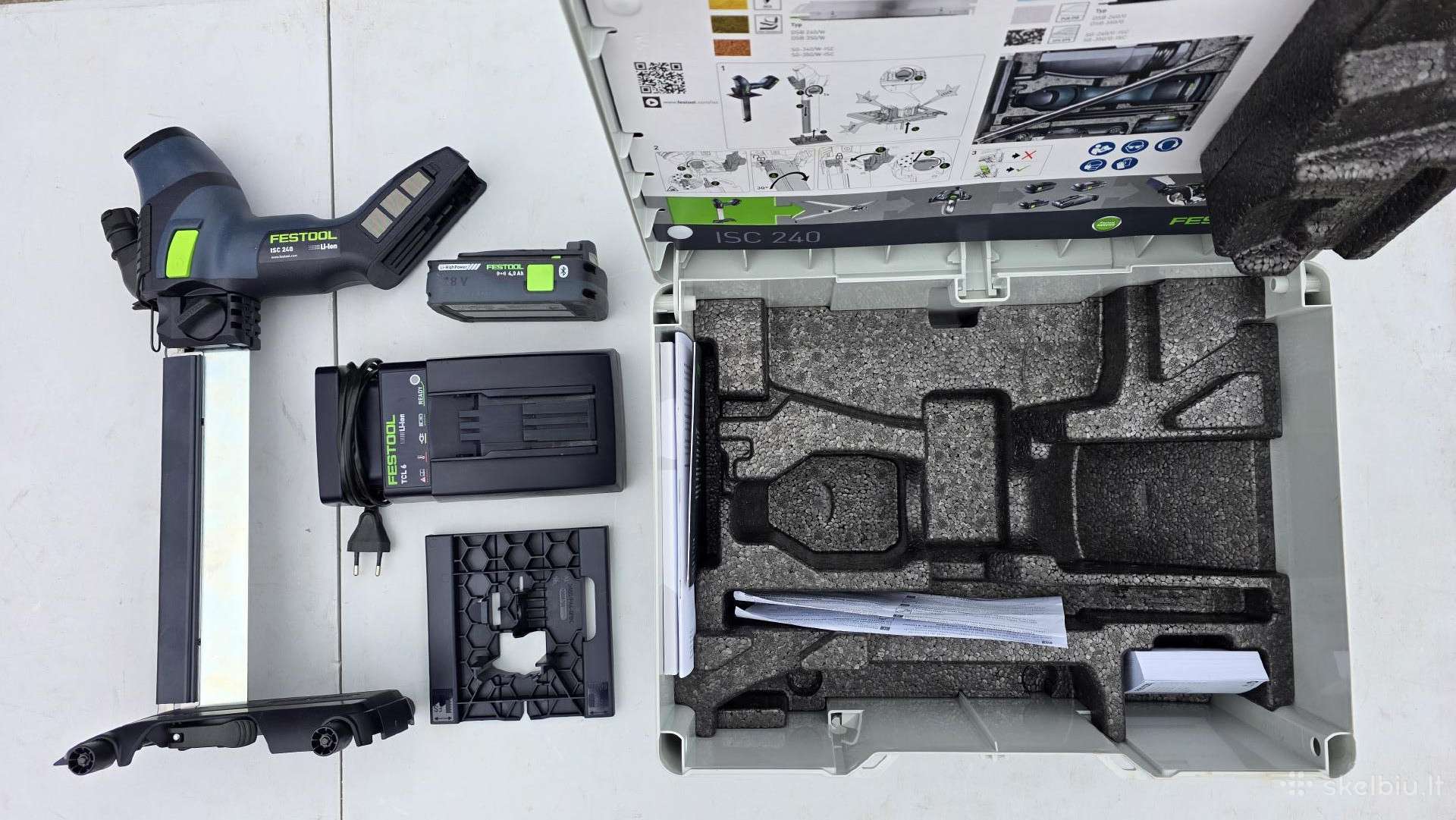Festool pjūklas izoliacinės medžiagom