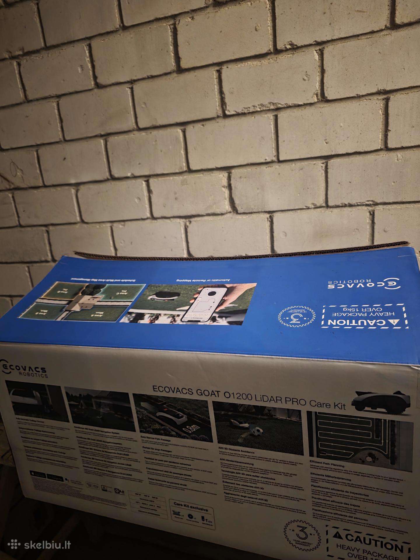 Naujo modelio su garantija Ecovacs goat 1200 lidar