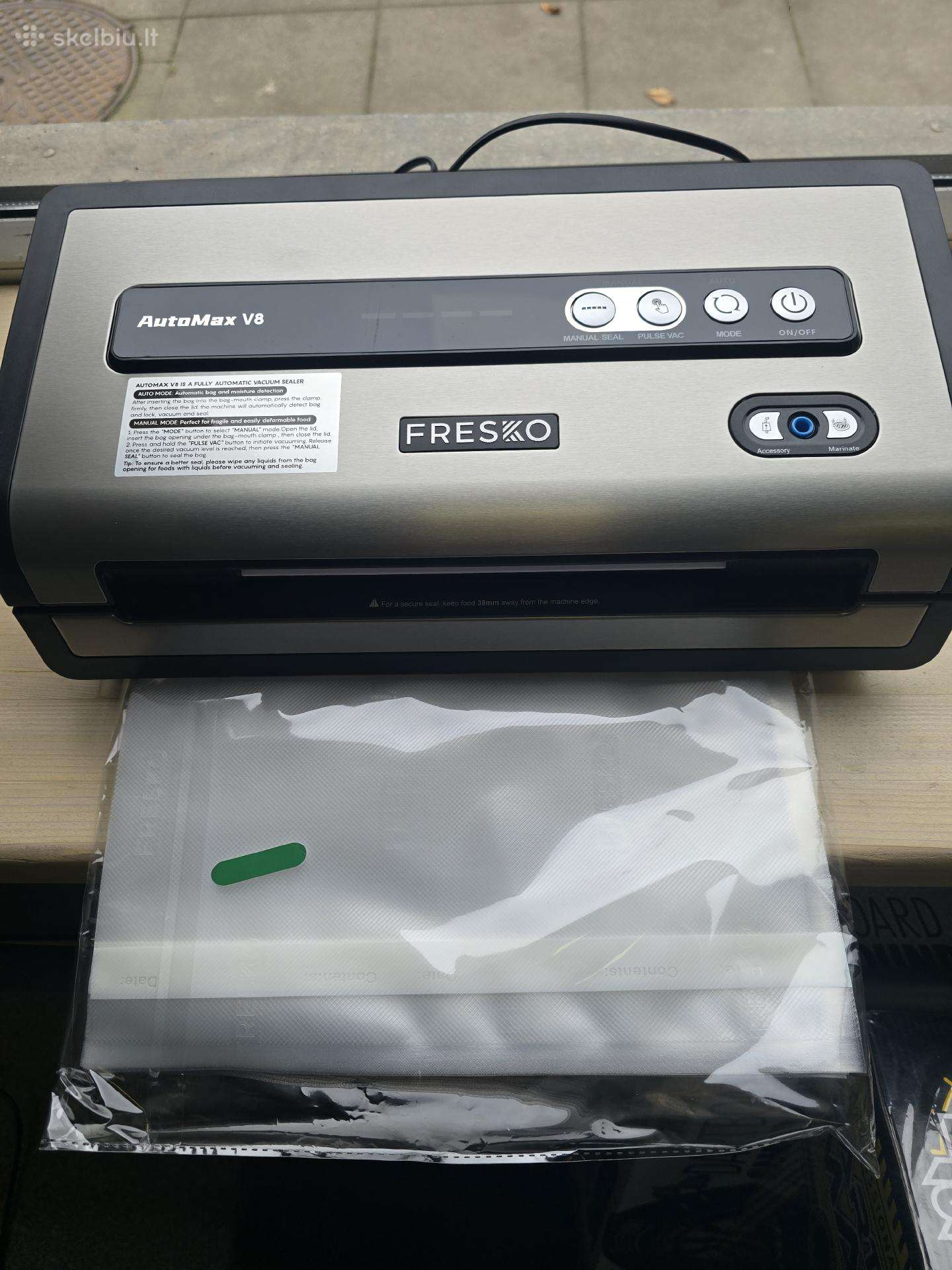 Fresko Automax V8 automatinis vakuumatorius