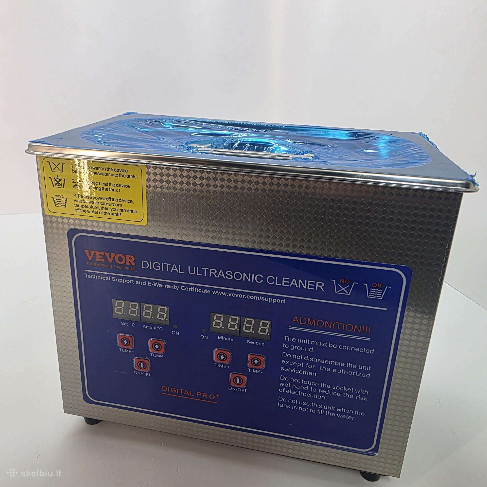 Vevor Ultragarsinis valytuvas 3l (Ultrasonic Clean