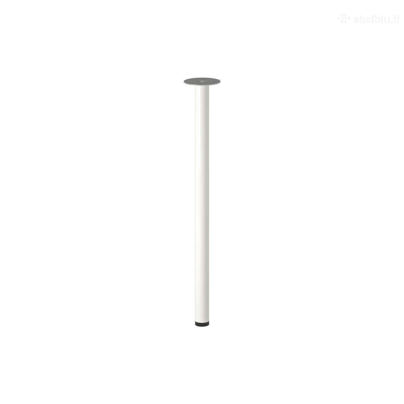 4 vnt. Ikea Adils baltų stalo kojų