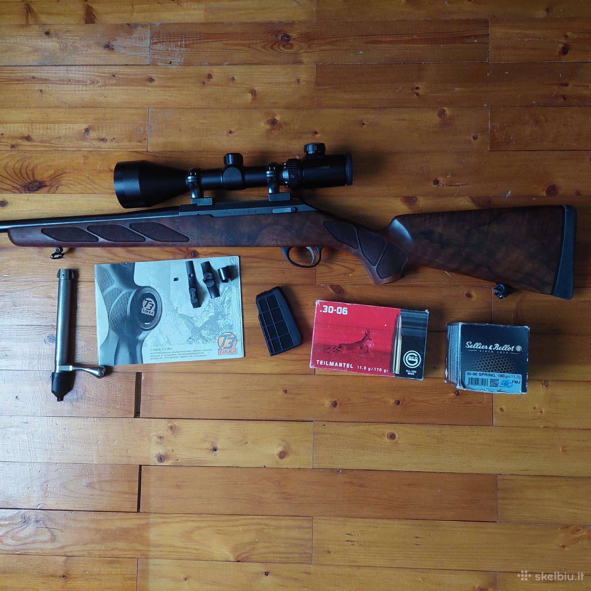 Parduodu karabina Tikka T3rh, kal 30-06