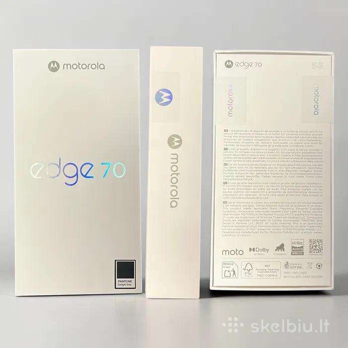 Nauja Motorola Edge 70 512gb - 350 eur
