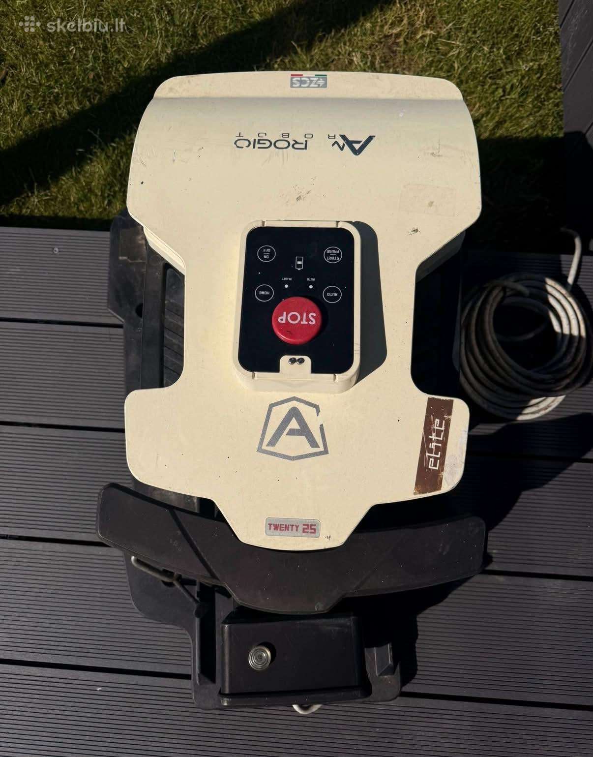 Ambrogio Twenty 25 Elite vejos robotas