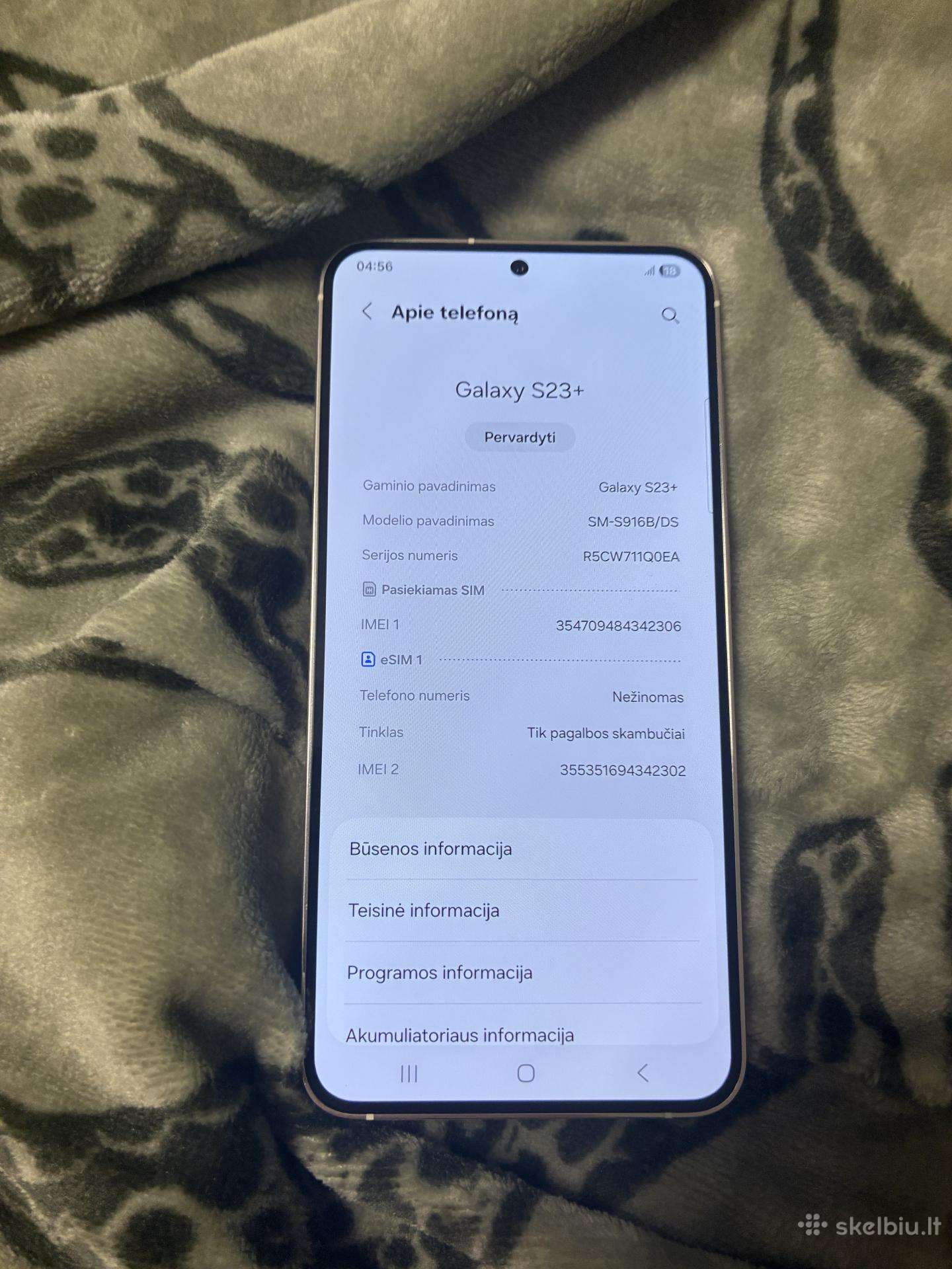 Samsung galaxy s23+ 256gb