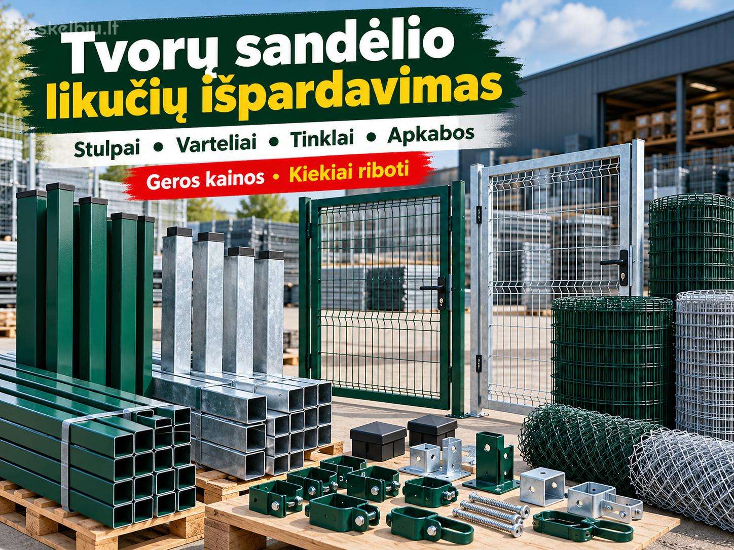 Tvorų Sandėlio Likučių Išpardavimas Vilniuje