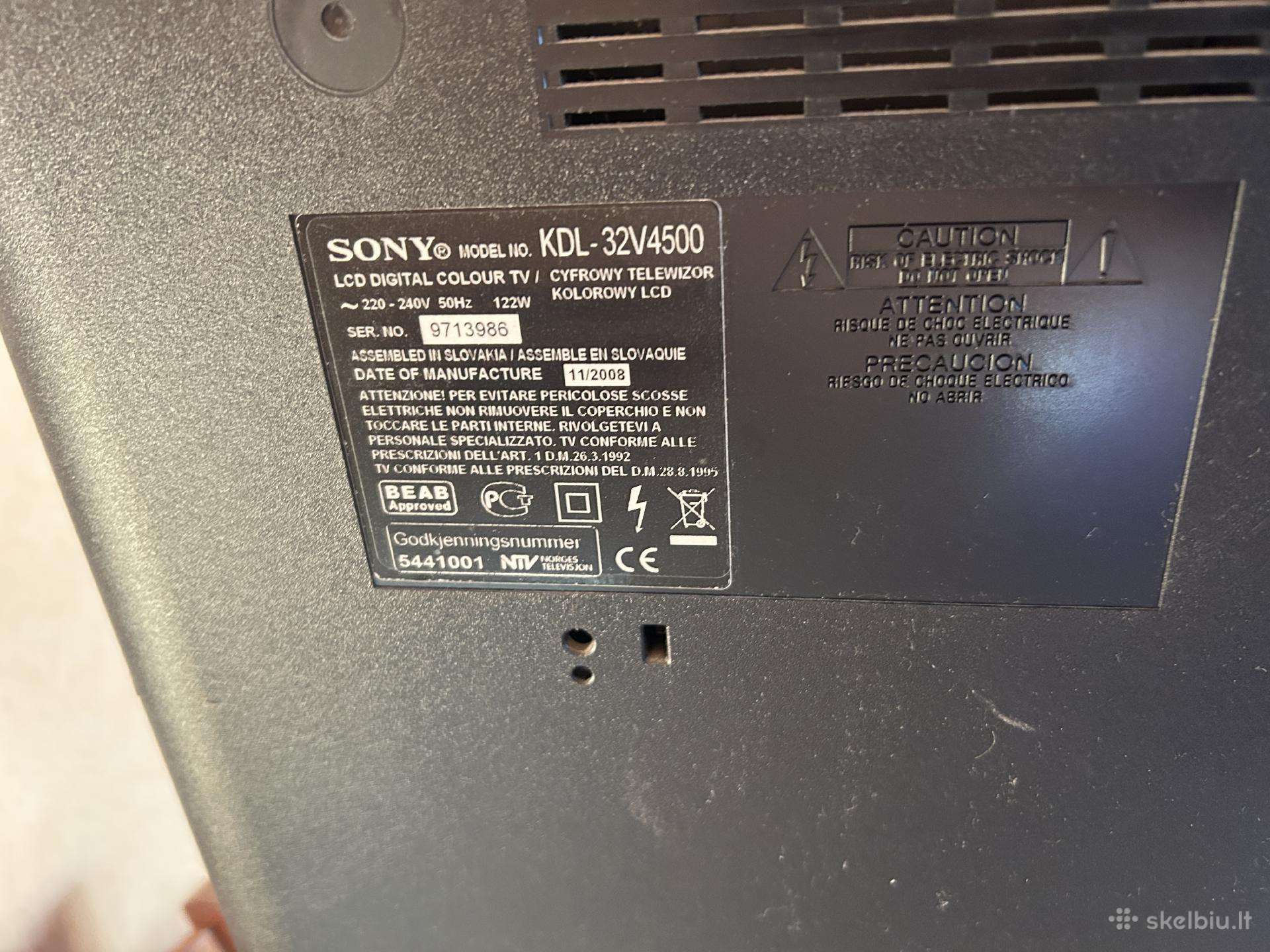 Sony Bravia Kdl-32v4500