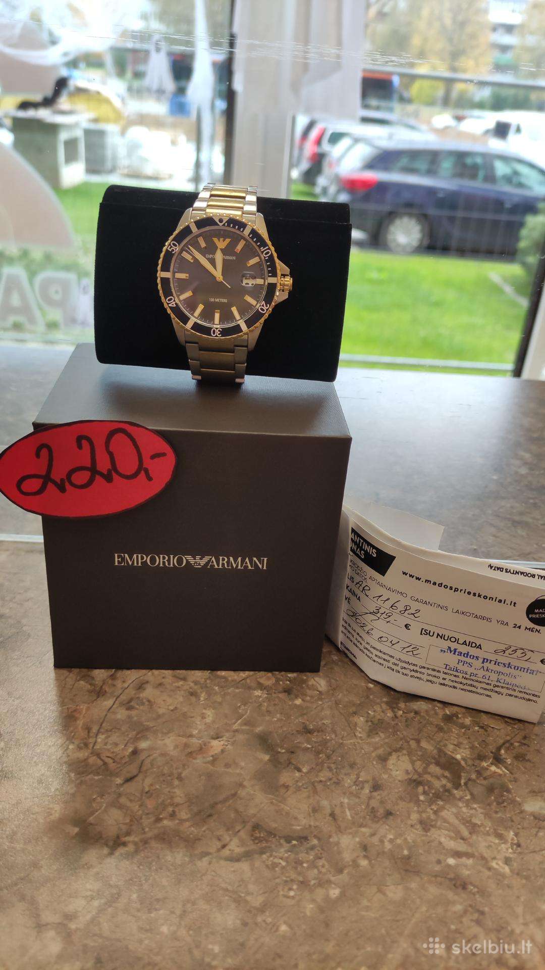 Emporio Armani laikrodis su garantija