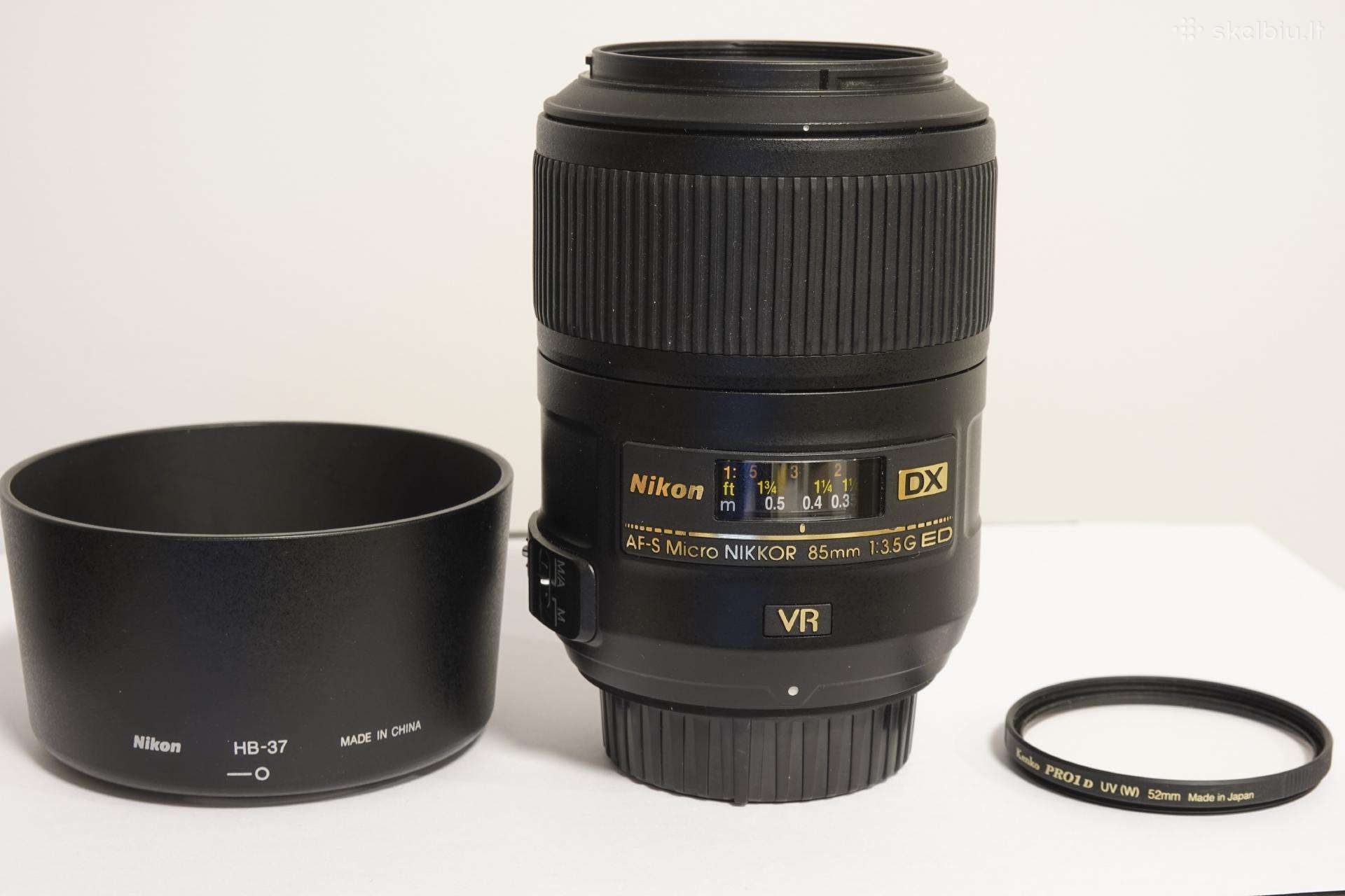 Nikon Af-s Dx Micro Nikkor 85mm f/3.5G Ed Vr